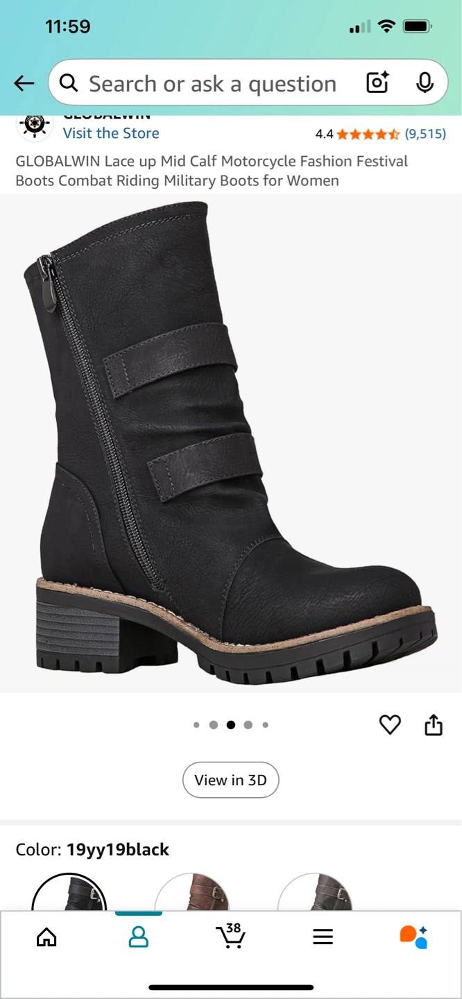 Women's Mid Calf Motorcycle Boots - photo 3