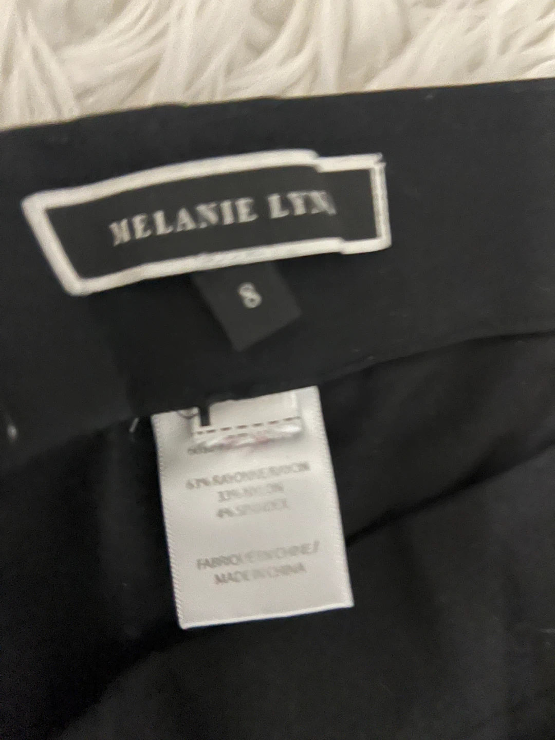Melanie Lyne Black Pants Size 8 - photo 3