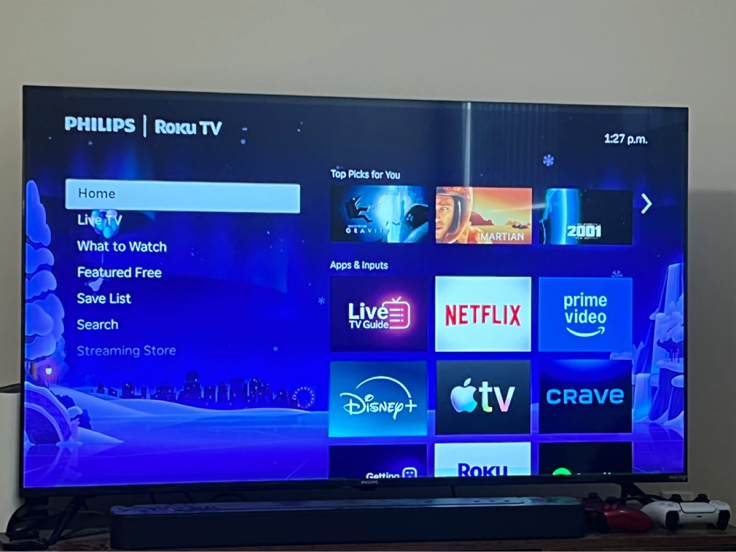 Philips 55" 4K UltraHD Roku TV 6673 Series - photo 2