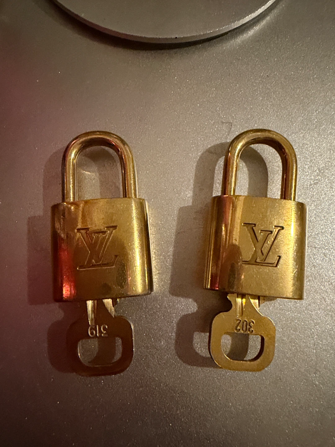 Louis Vuitton Padlock and Key Set