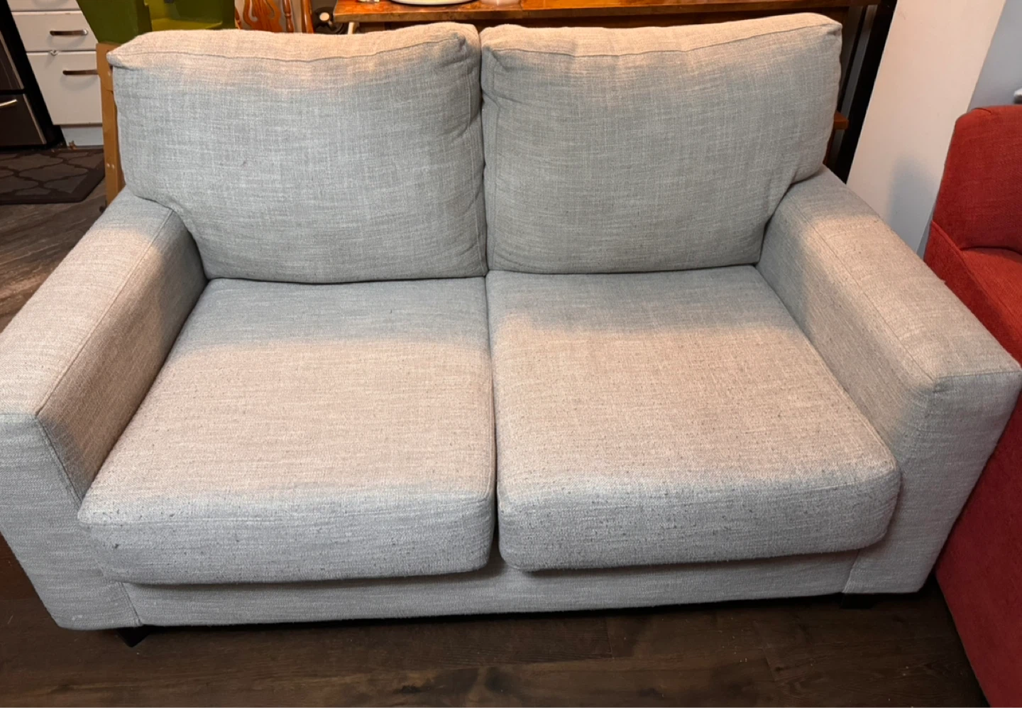 Light Grey 2-Seater Sofa - photo 4