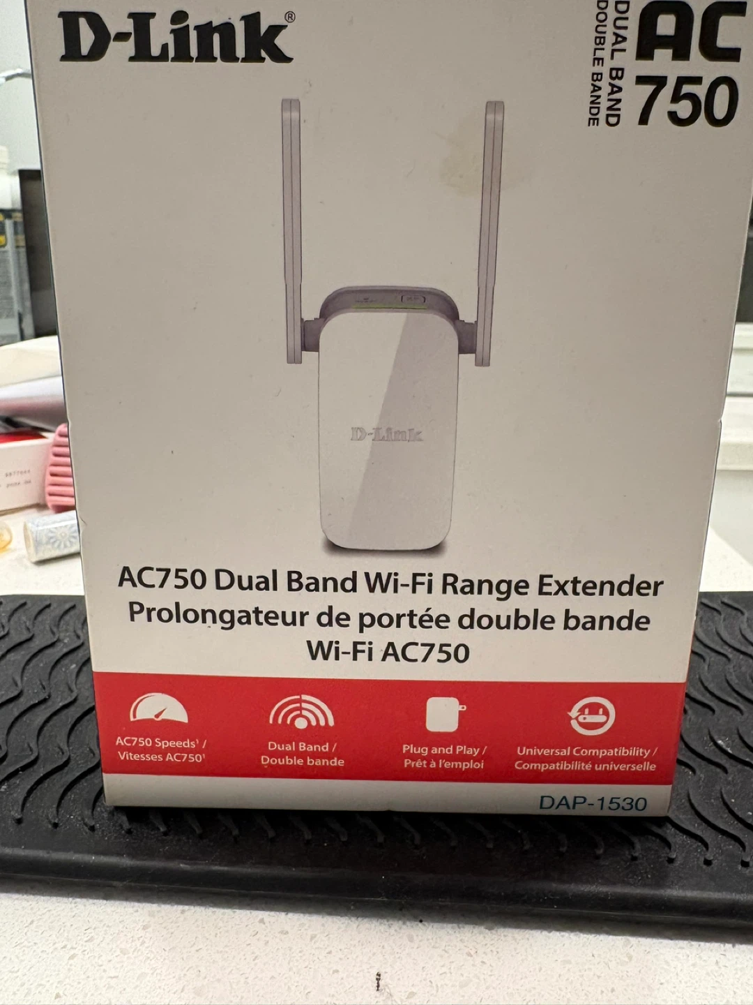 D-Link AC750 Dual Band Wi-Fi Range Extender DAP-1530