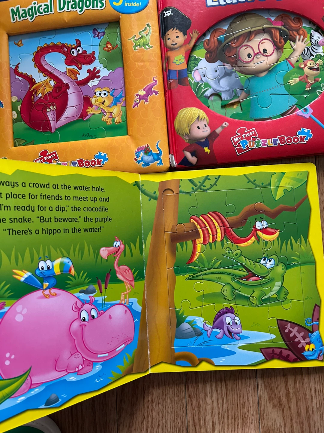 Puzzle Books Bundle- Paw Patrol, Little People, Dragons & Zoo - photo 4