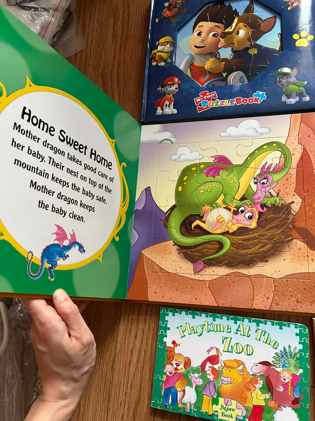 Puzzle Books Bundle- Paw Patrol, Little People, Dragons & Zoo - photo 2