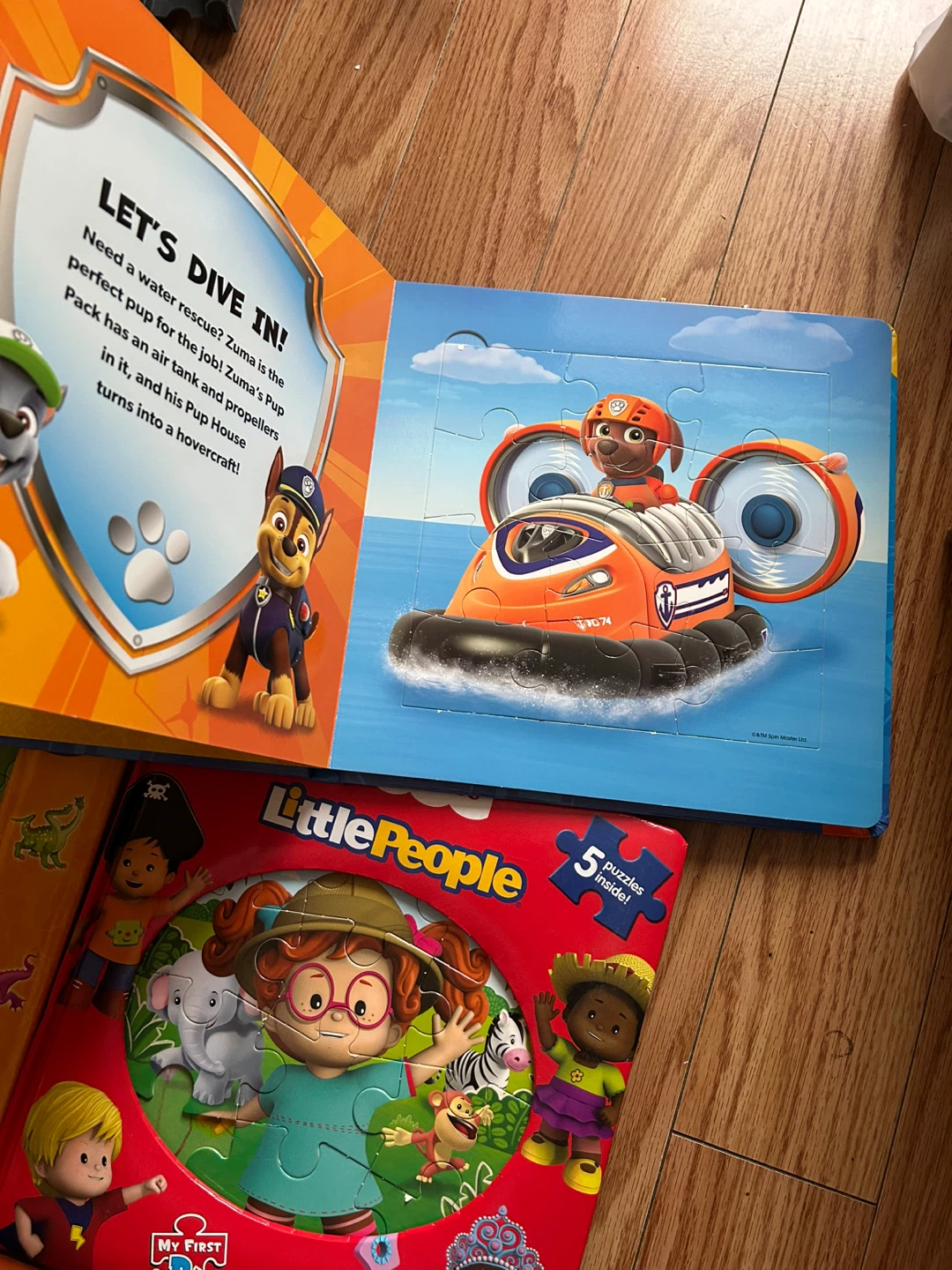 Puzzle Books Bundle- Paw Patrol, Little People, Dragons & Zoo - photo 5