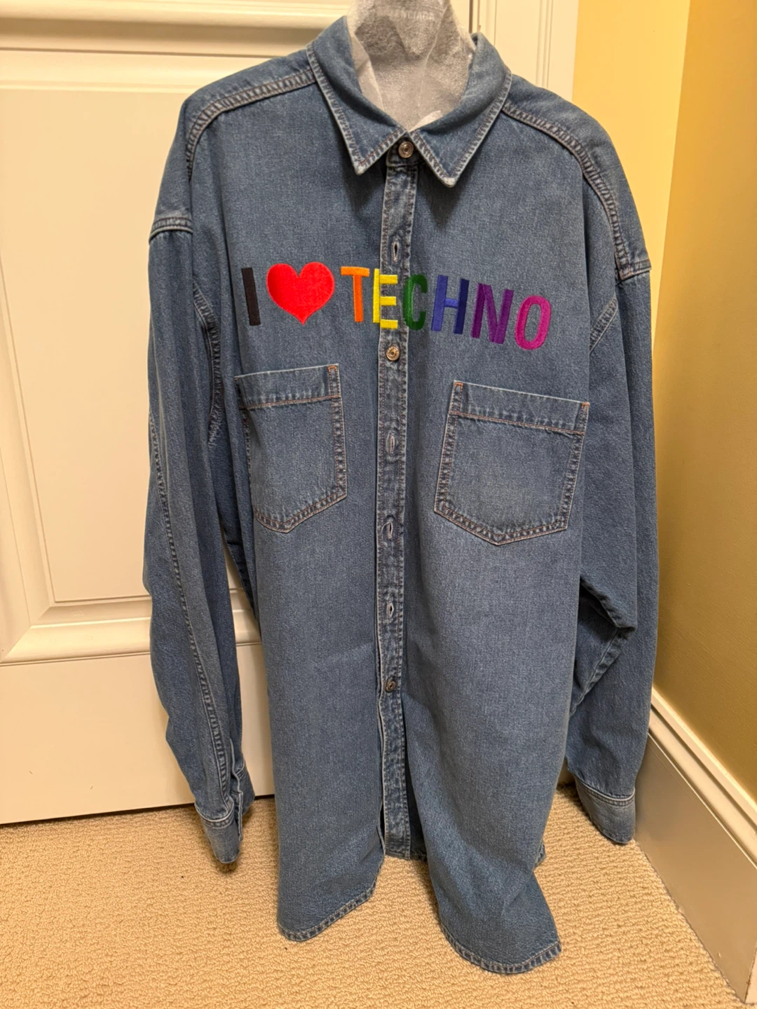 Balenciaga Oversize Denim Shirt Men’s XS