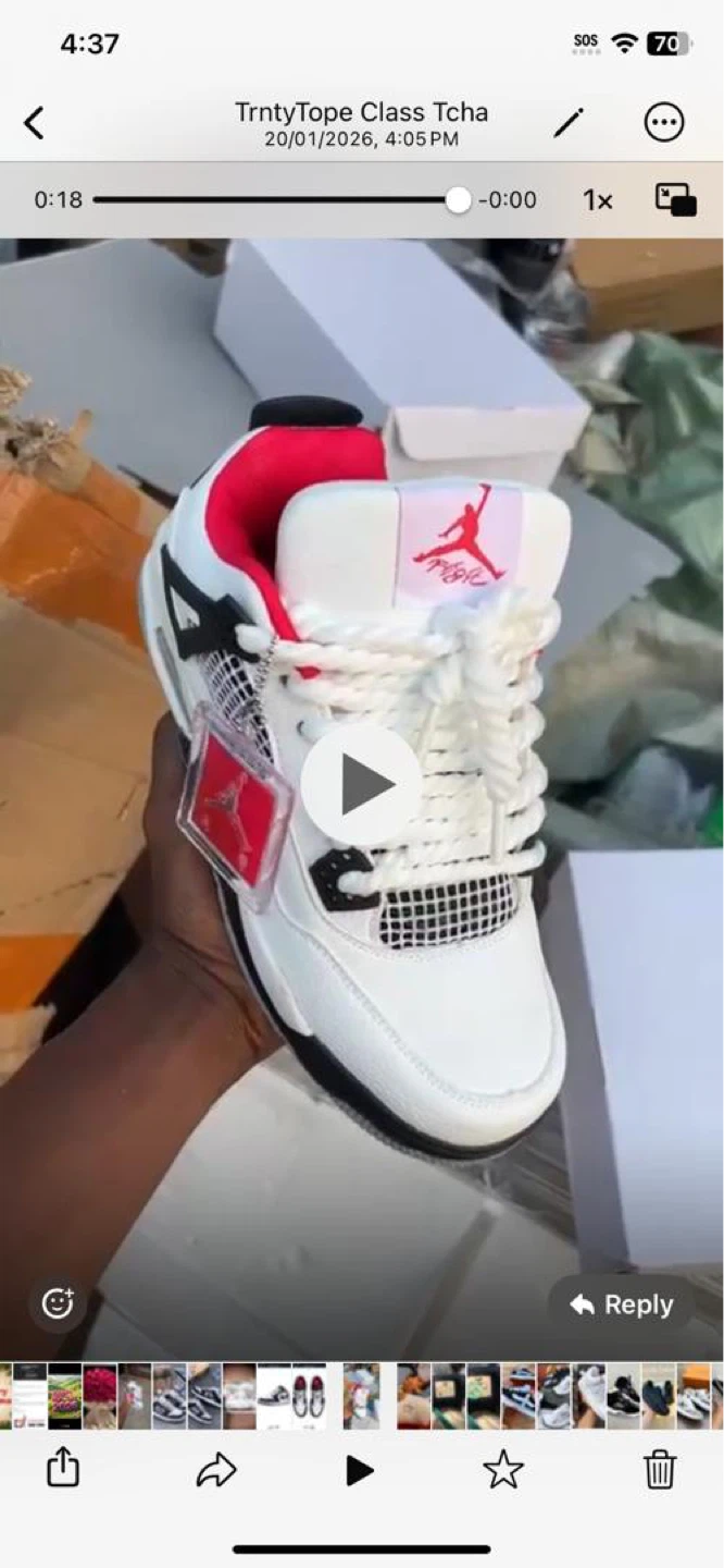 Air Jordan 4 Retro White Cement