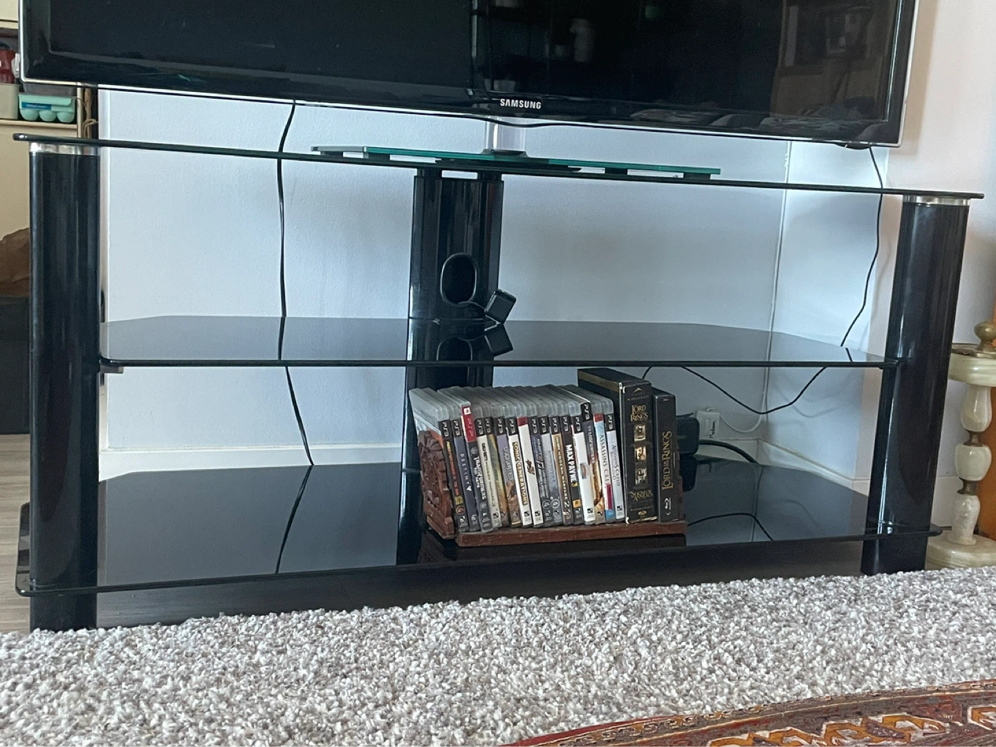 Latitude Run 55" W Glass Media Console - photo 4