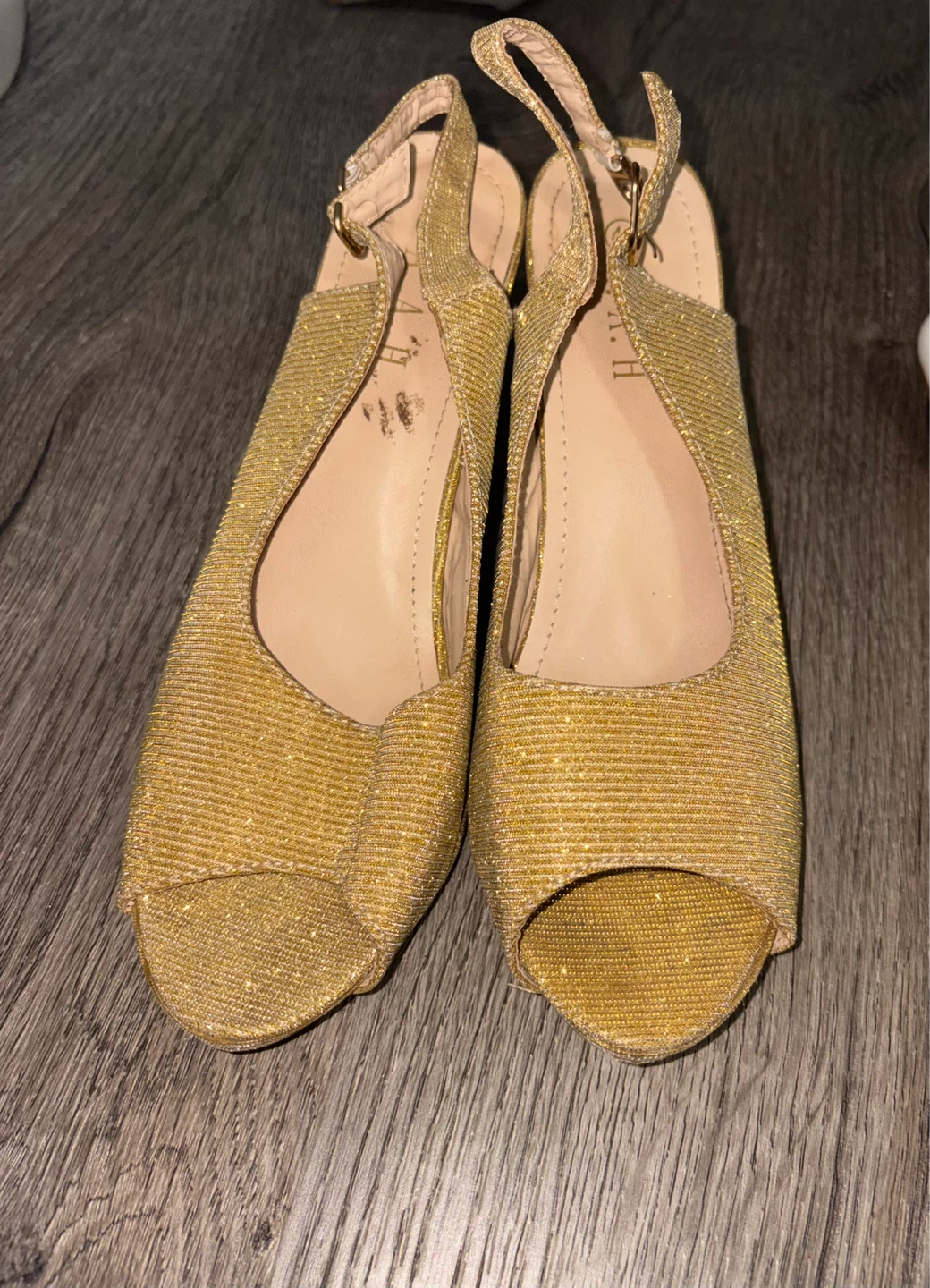 Gold Sparkle Heels - photo 2