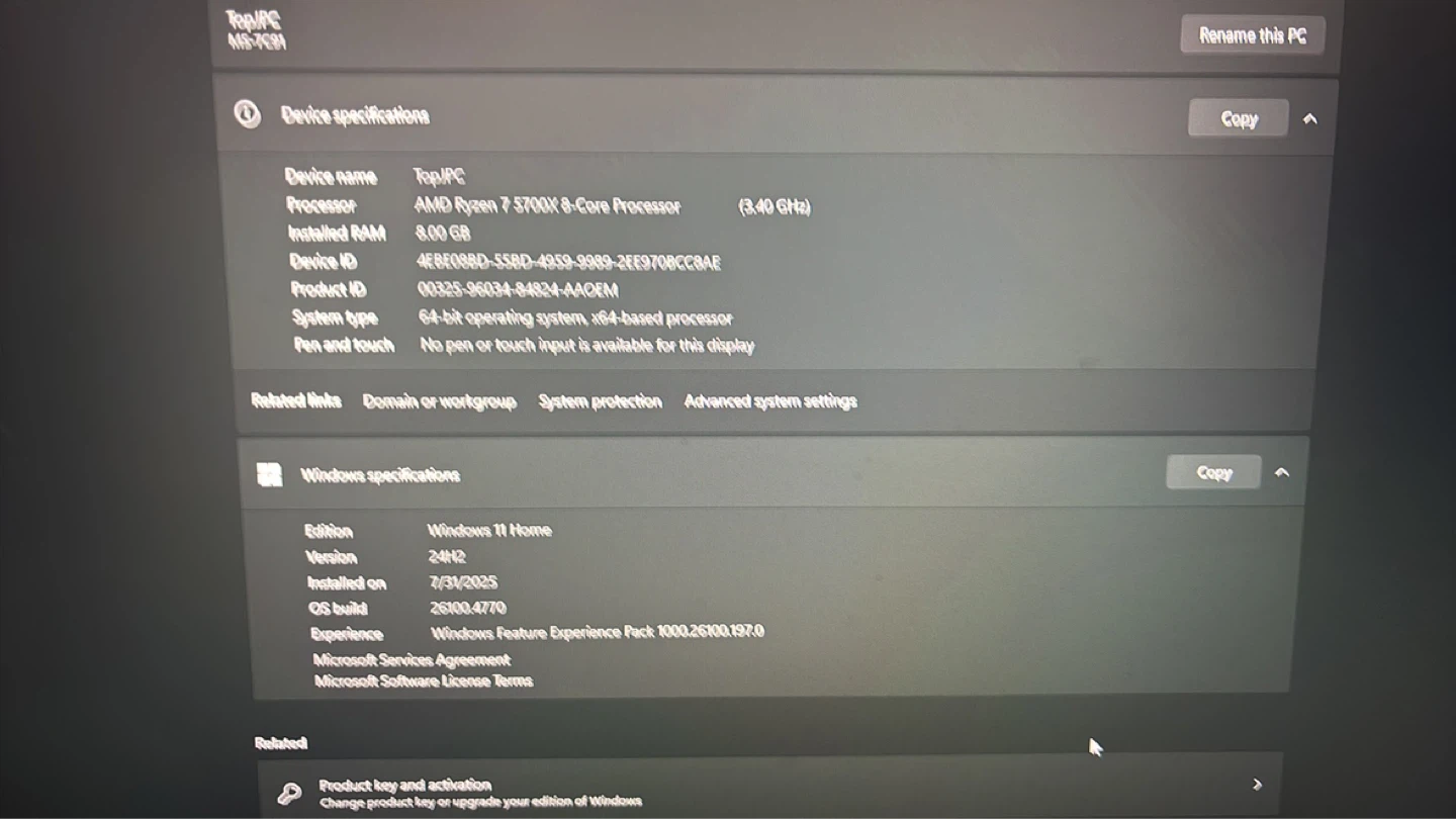 Custom Gaming PC - AMD Ryzen 7 5700X, 8GB RAM, RTX GPU - photo 2