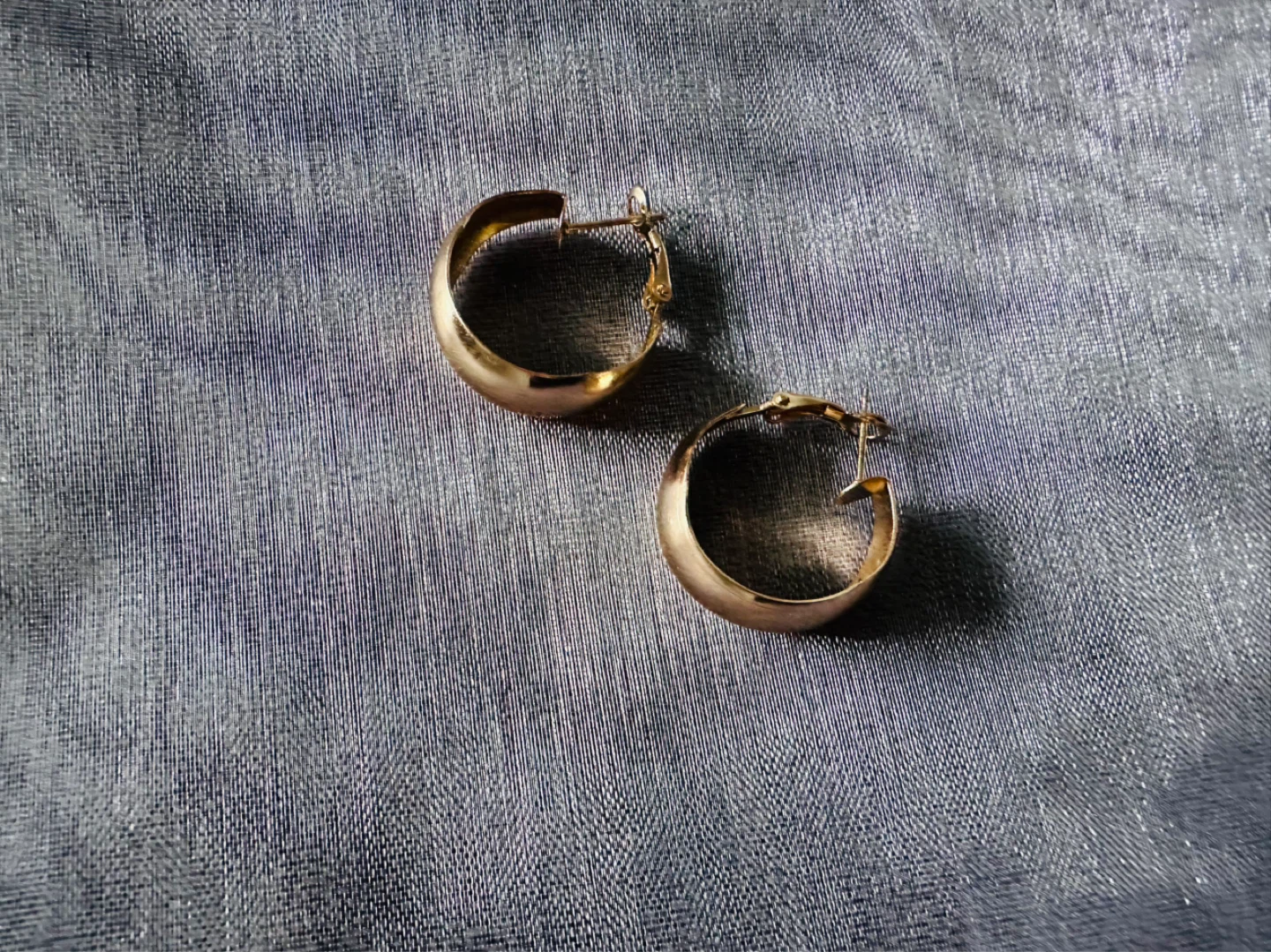 Gold Tone Hoop Earrings - photo 2