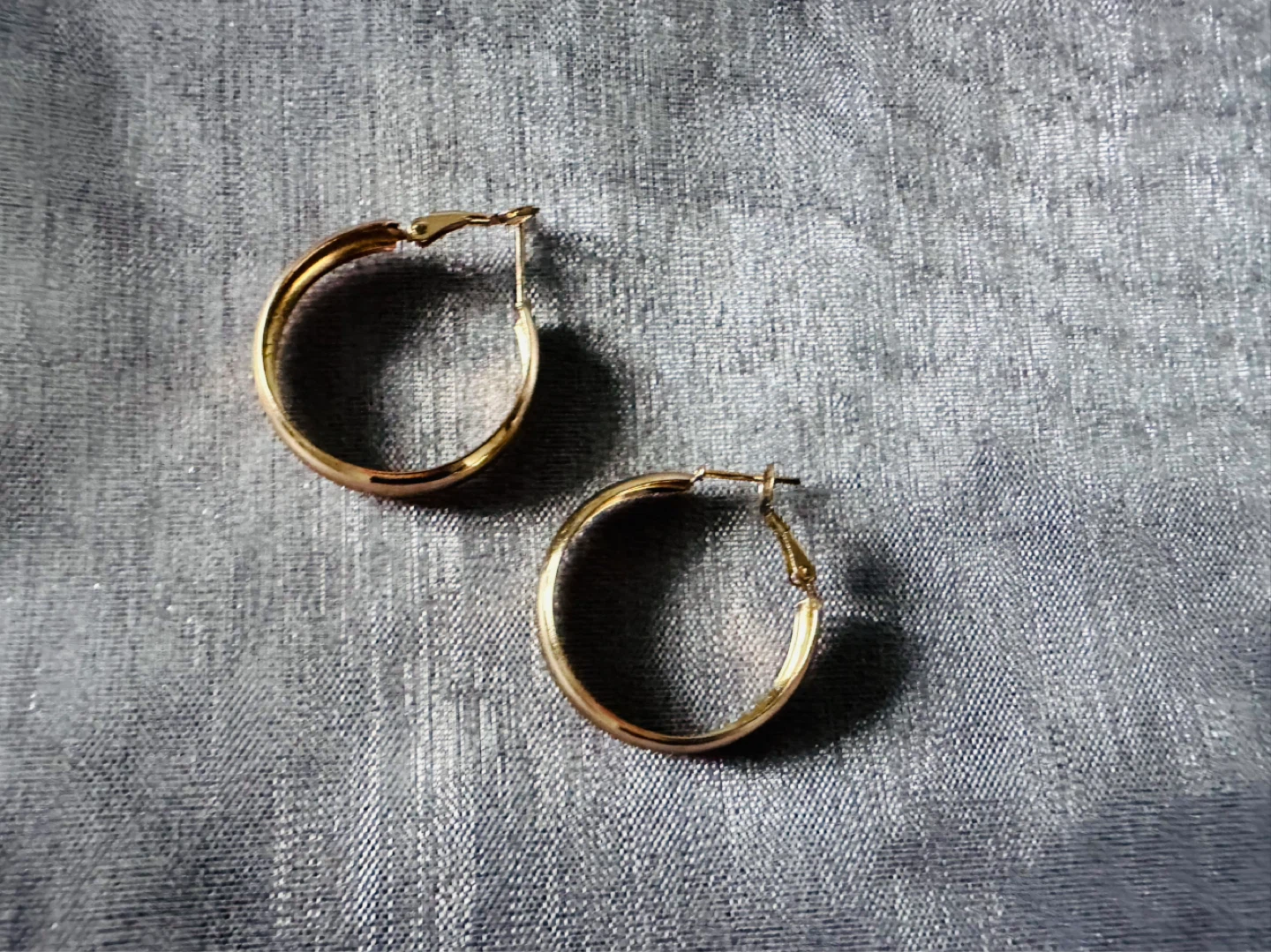 Gold Hoop Earrings - photo 2