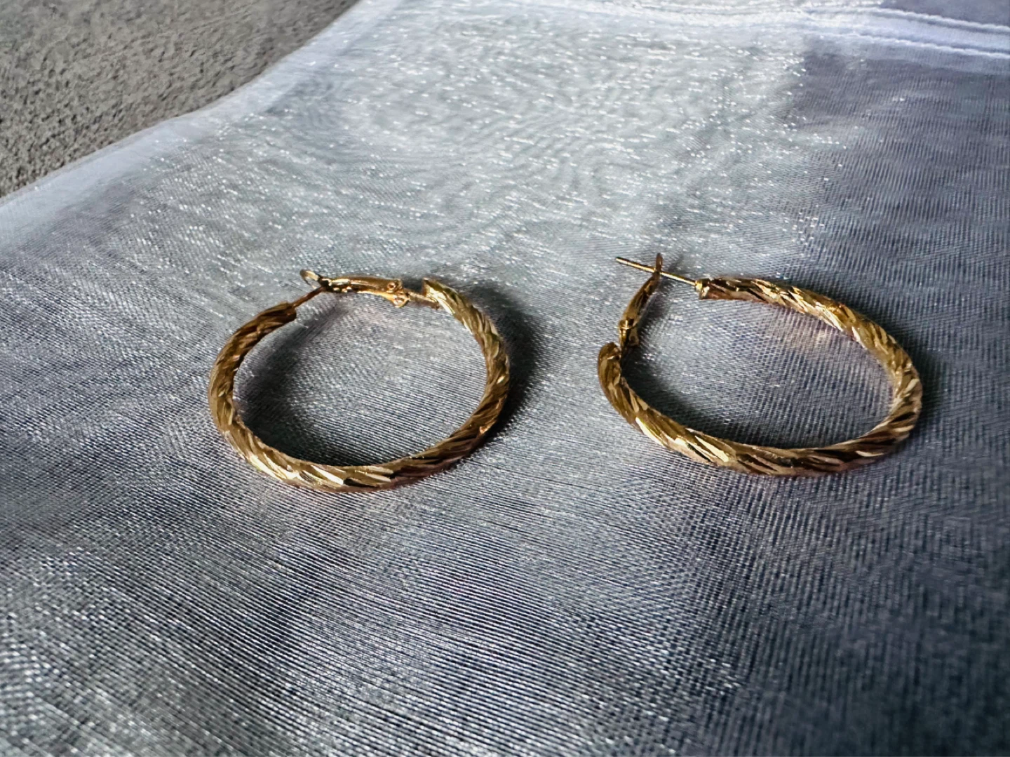 Gold-tone Hoop Earrings