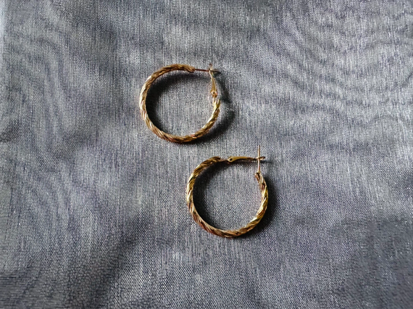 Gold-tone Hoop Earrings - photo 2
