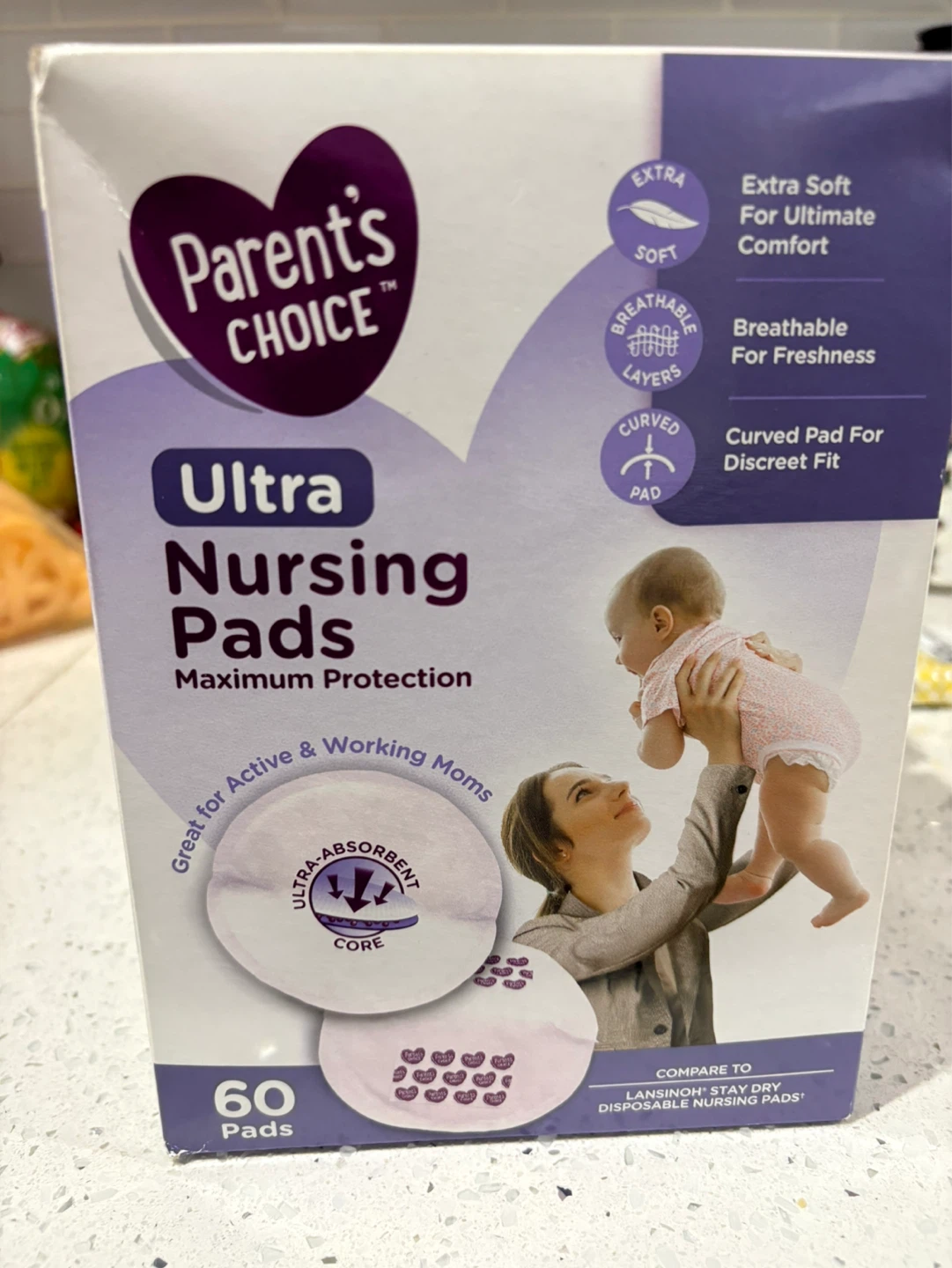 Parent's Choice Ultra Nursing Pads - 60 Count - photo 2