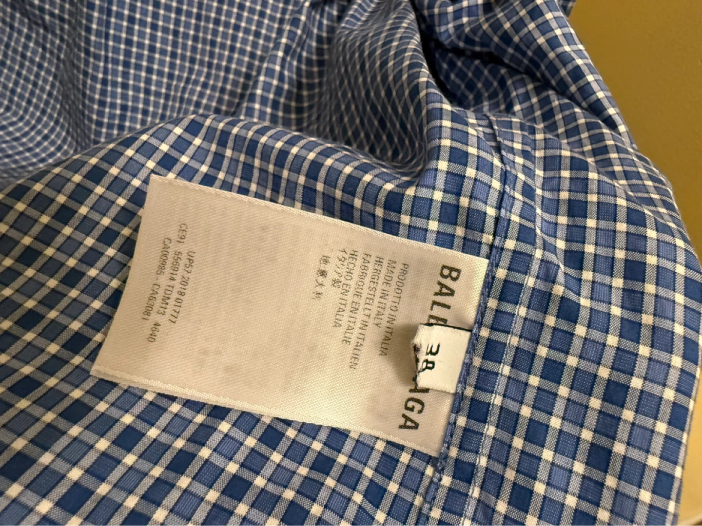 Balenciaga Oversized Men’s Shirt - Size 38 - photo 3