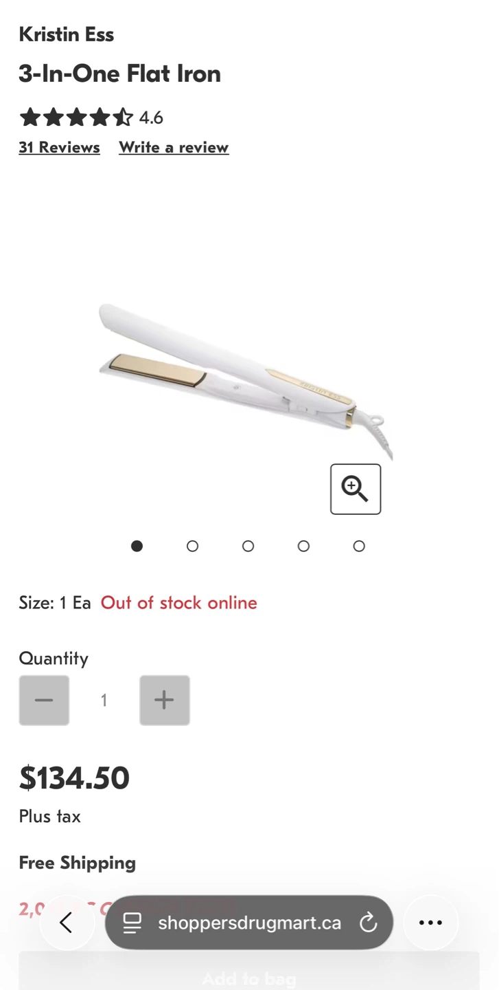 Kristin Ess 3-In-One Flat Iron