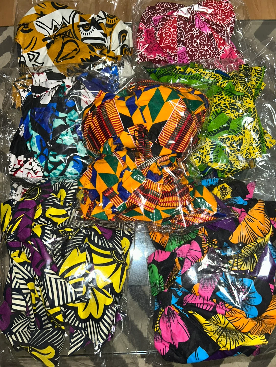African Print Hair Bows, Hoop Earrings Set and tote bags - photo 3