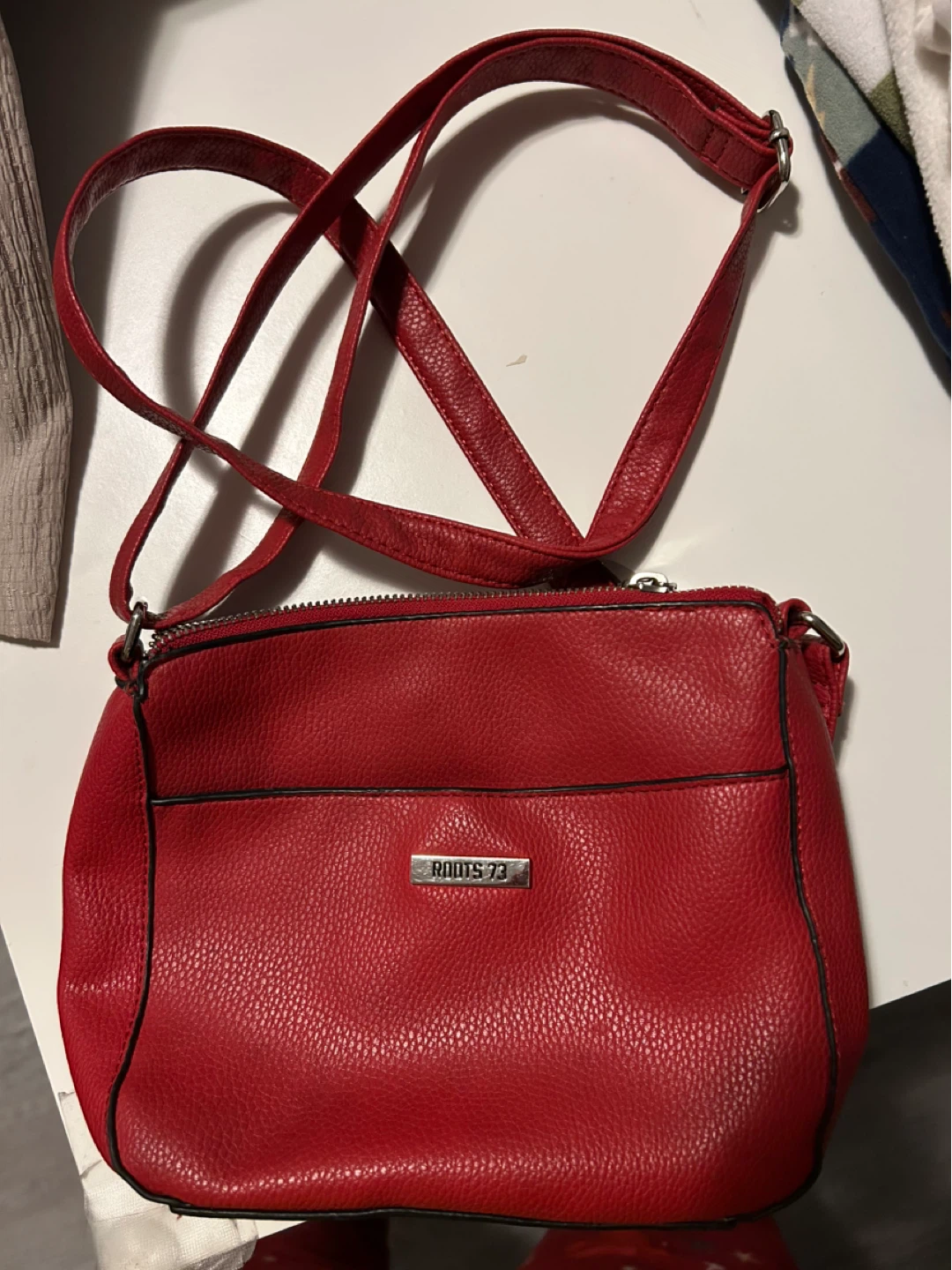 Roots 73 Red Crossbody Bag