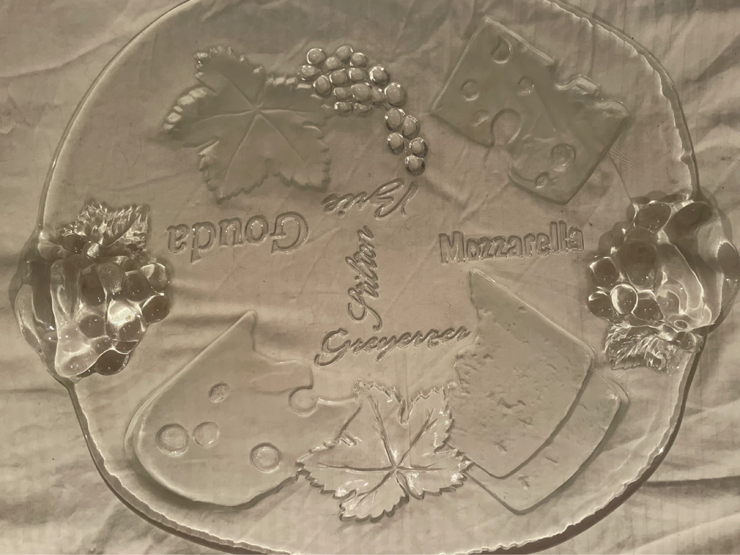 Glass Cheese Serving Platter - photo 3