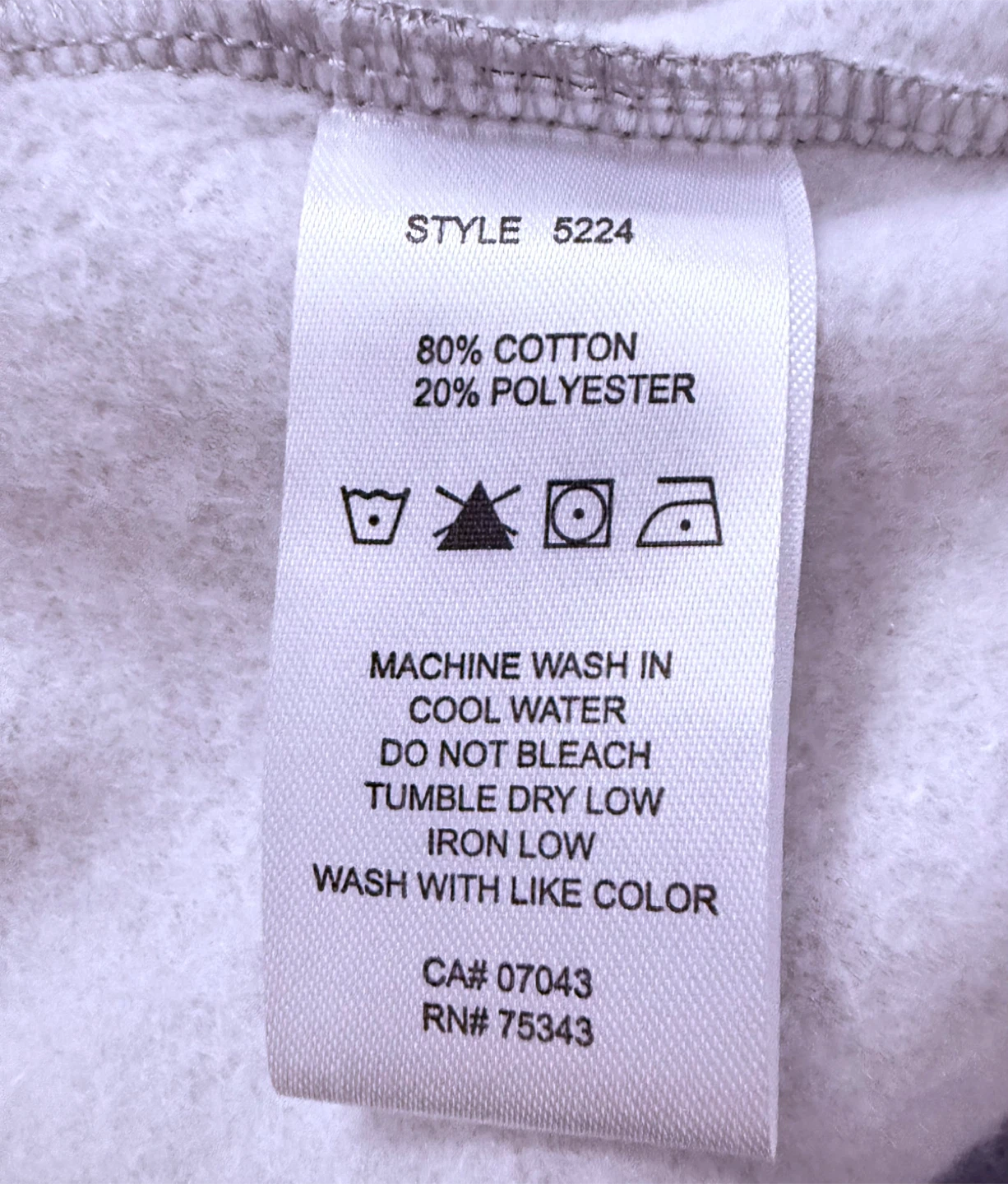 Rosé Grey Sweatshirt and Shorts Set - XL - photo 5