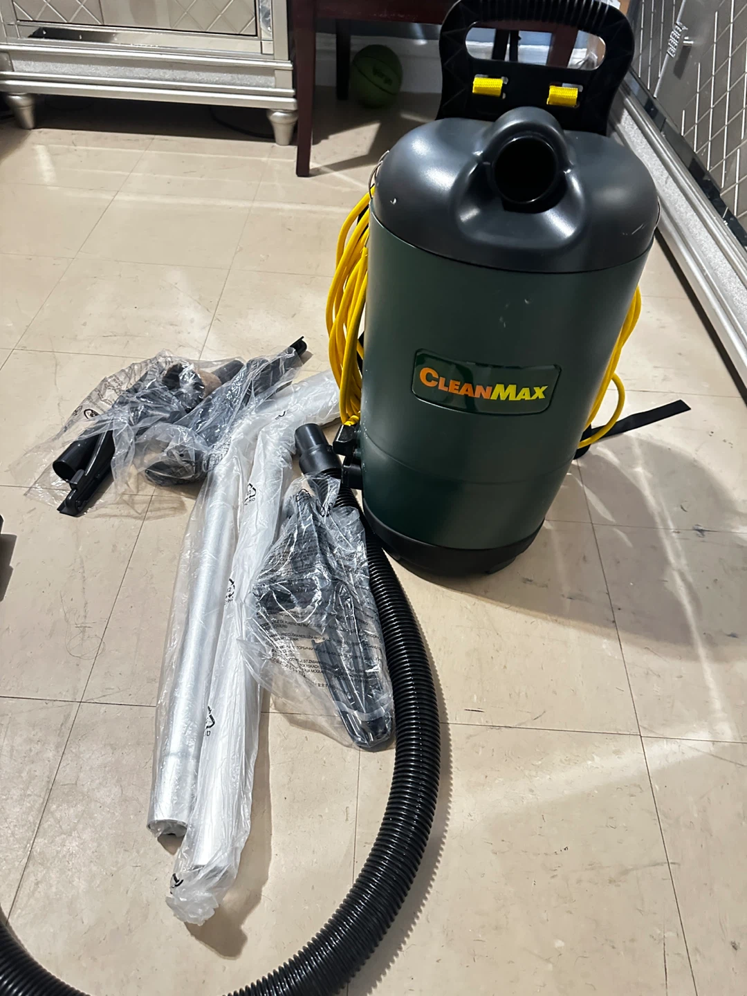 CleanMax Backpack Vacuum