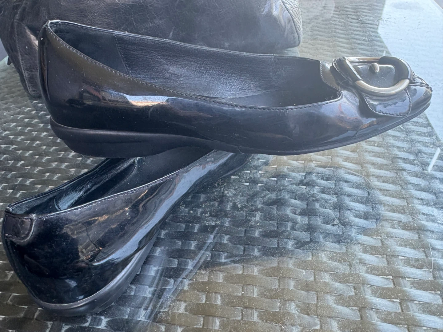 Cole Haan Black Patent Leather Ballet Flats - photo 2