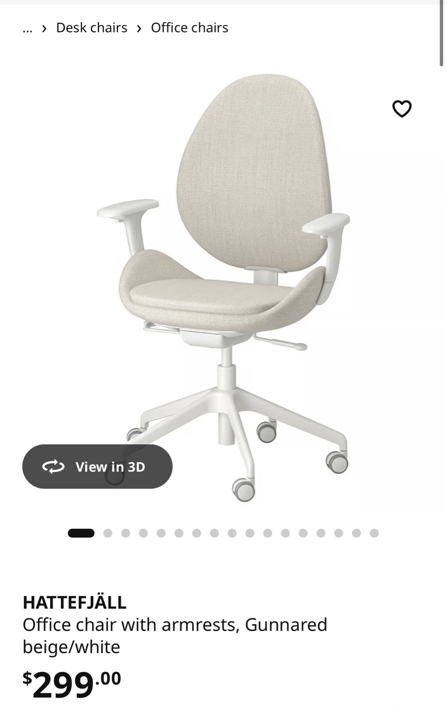 Ikea office swivel chair - photo 2