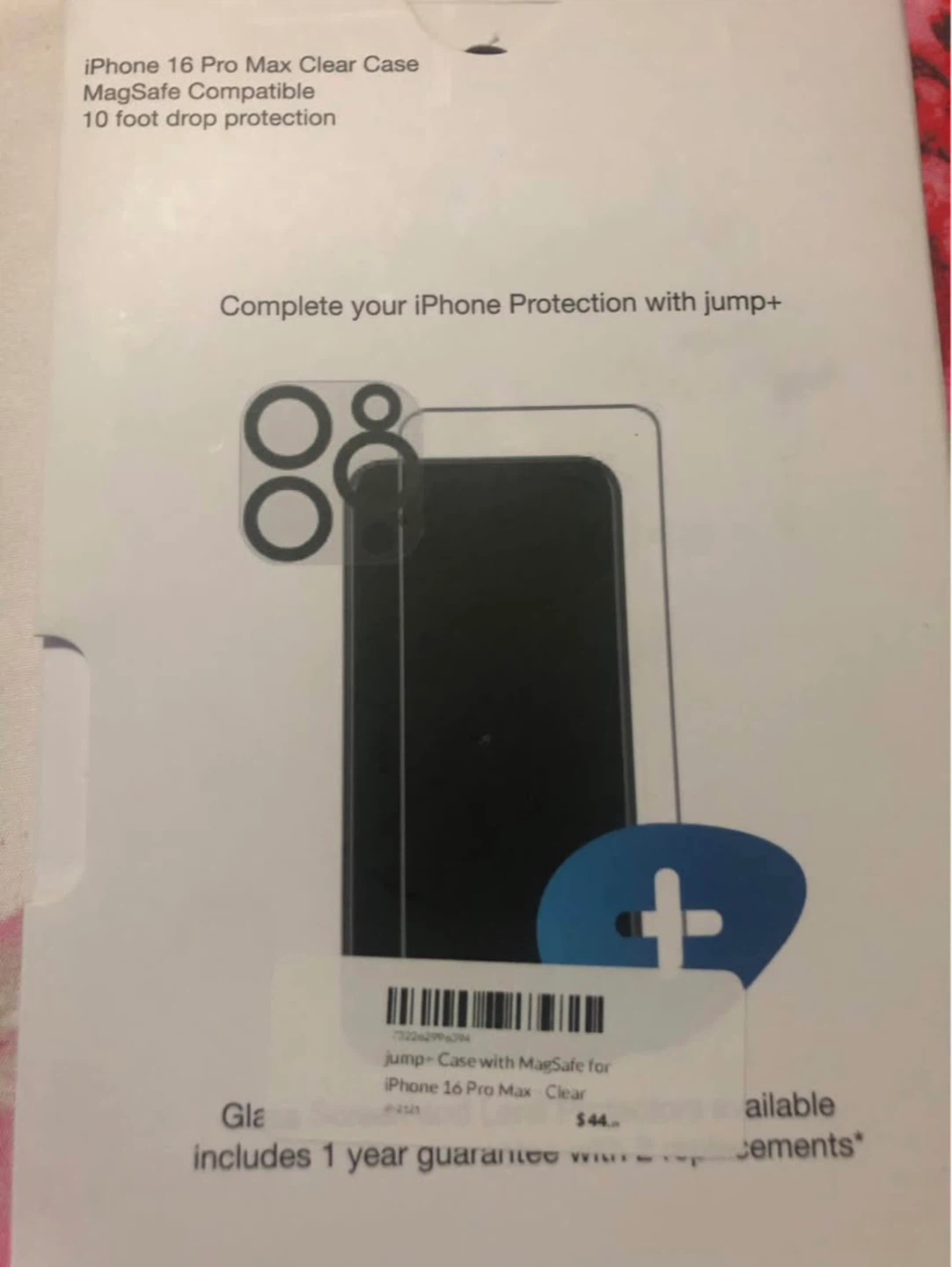 jump+ iPhone 16 Pro Max Clear MagSafe Case