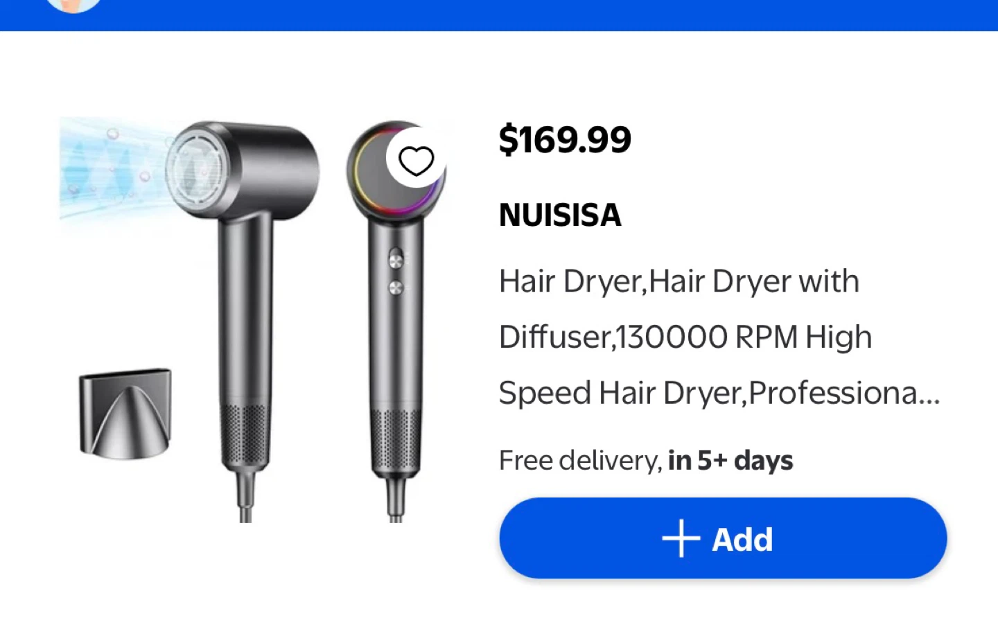 New High-Speed Hair Dryer with Magnetic Attachments - photo 4