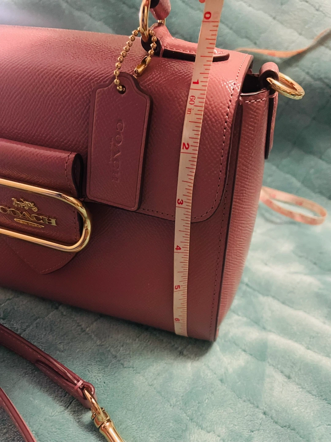 Coach Pink Leather Handbag