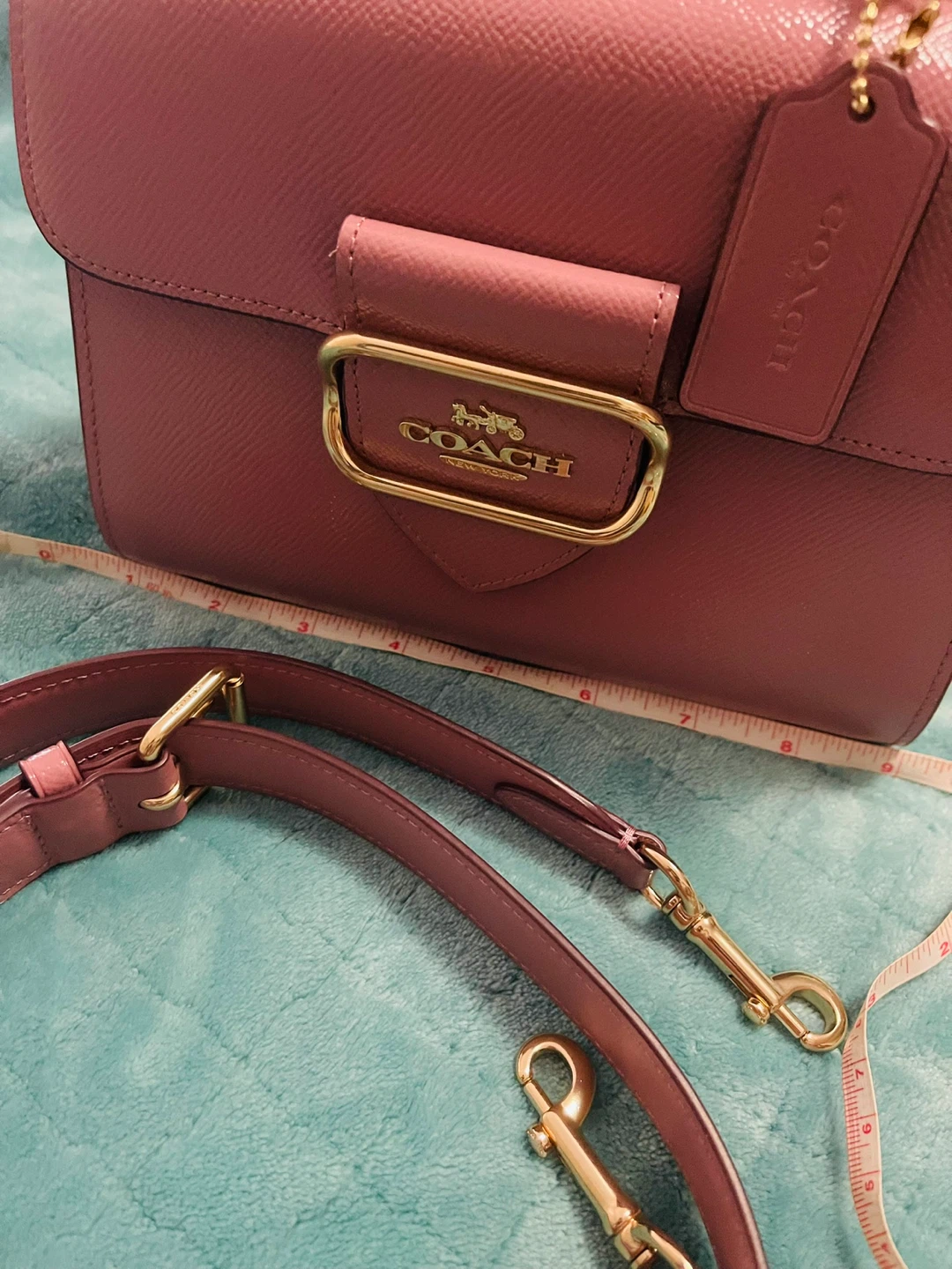 Coach Pink Leather Handbag - photo 2