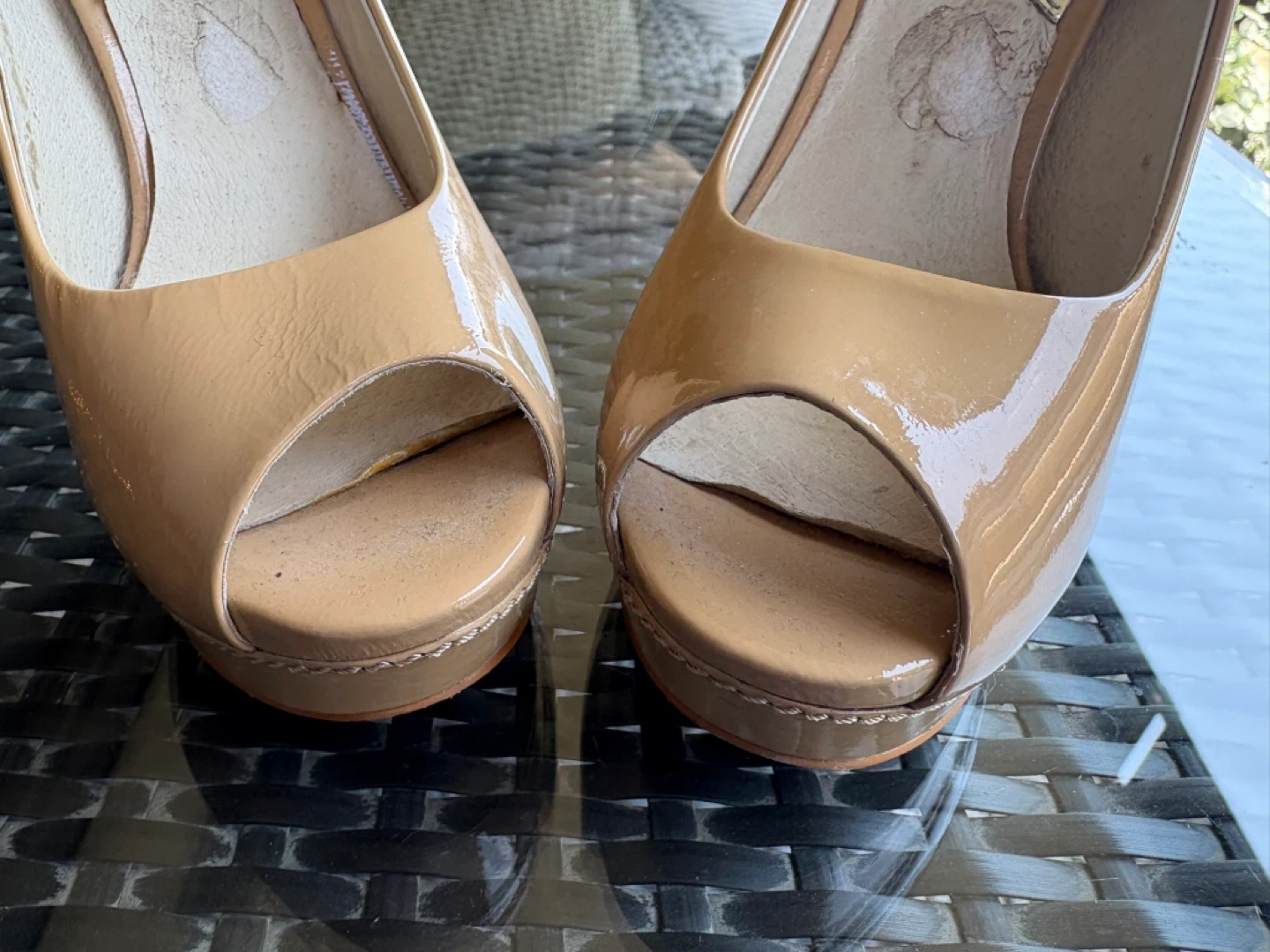 Michael Kors Peep-Toe Heels Size 5.5M