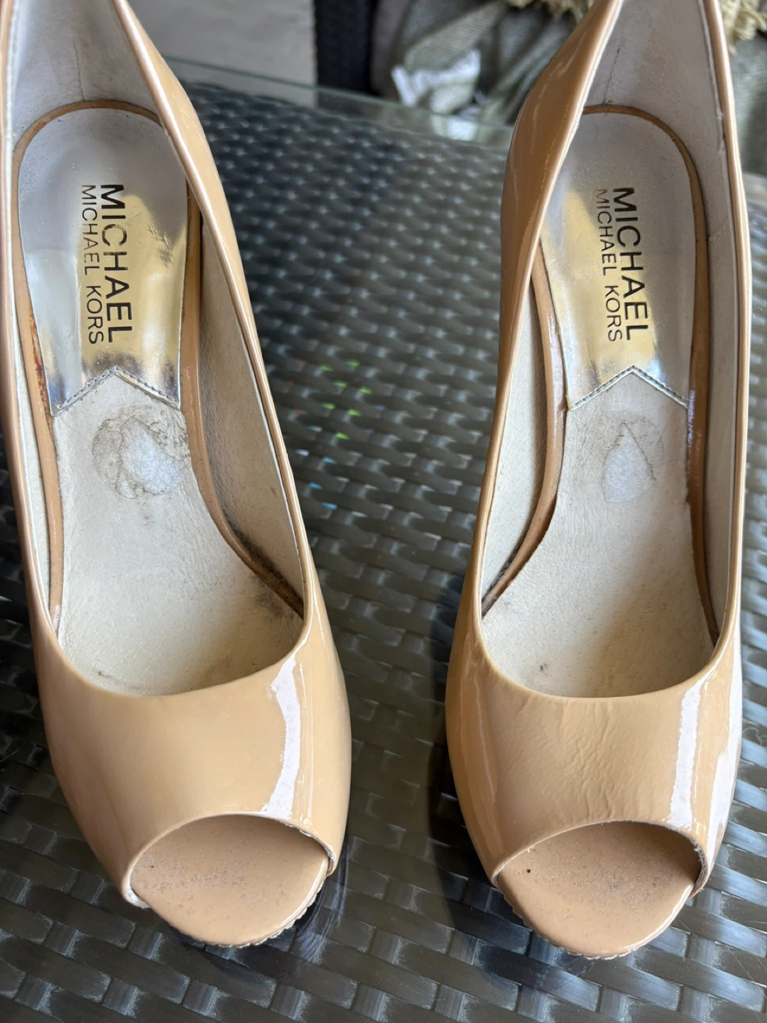 Michael Kors Peep-Toe Heels Size 5.5M - photo 2