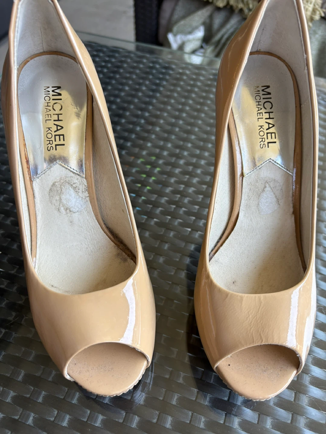 Michael Kors Peep-Toe Heels Size 5.5M - photo 3
