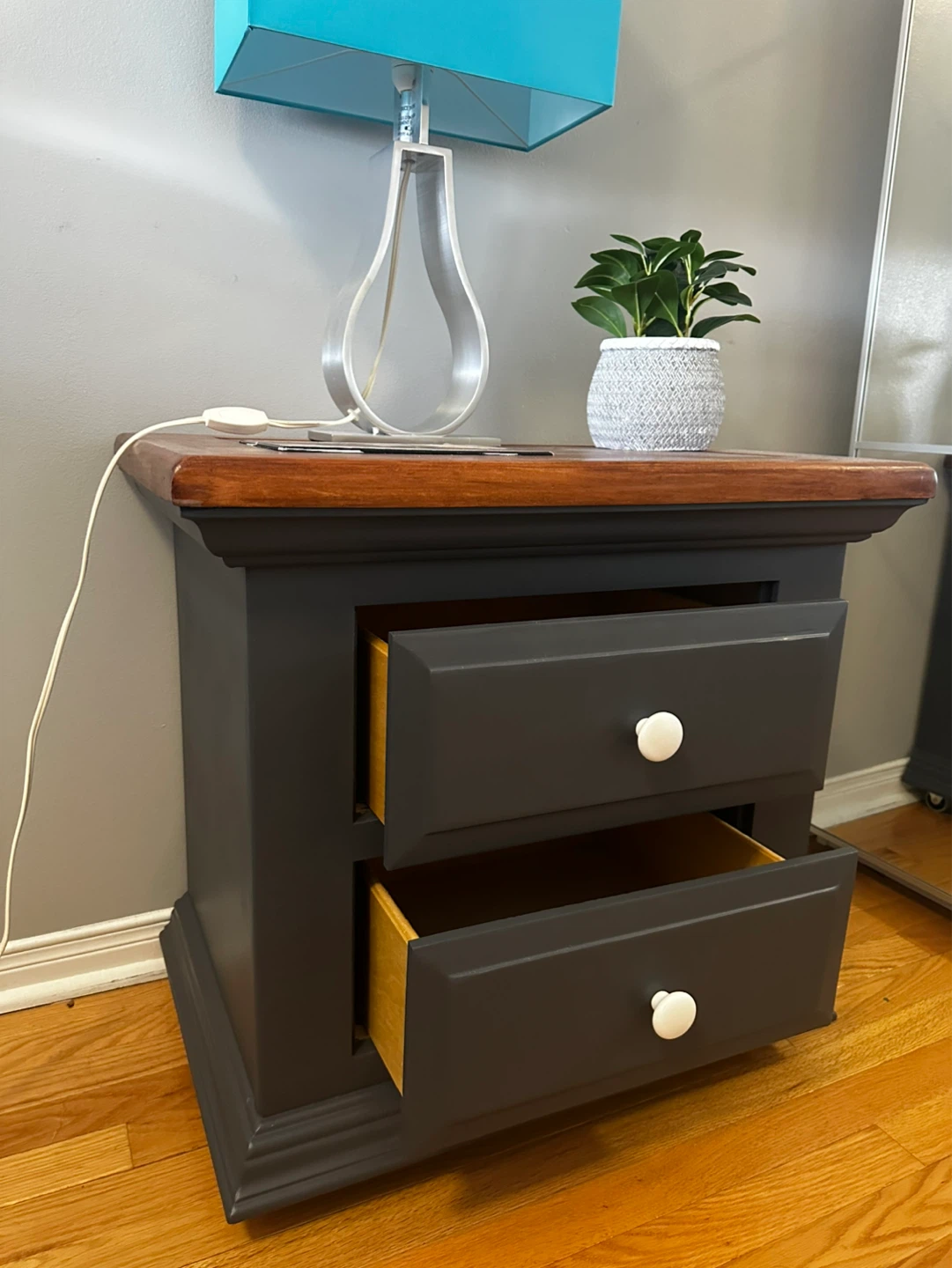 Two-Drawer Nightstand - photo 3