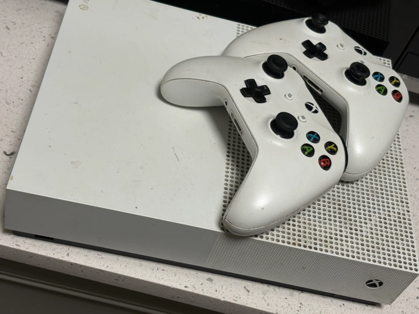 Xbox One S Console with 2 Controllers