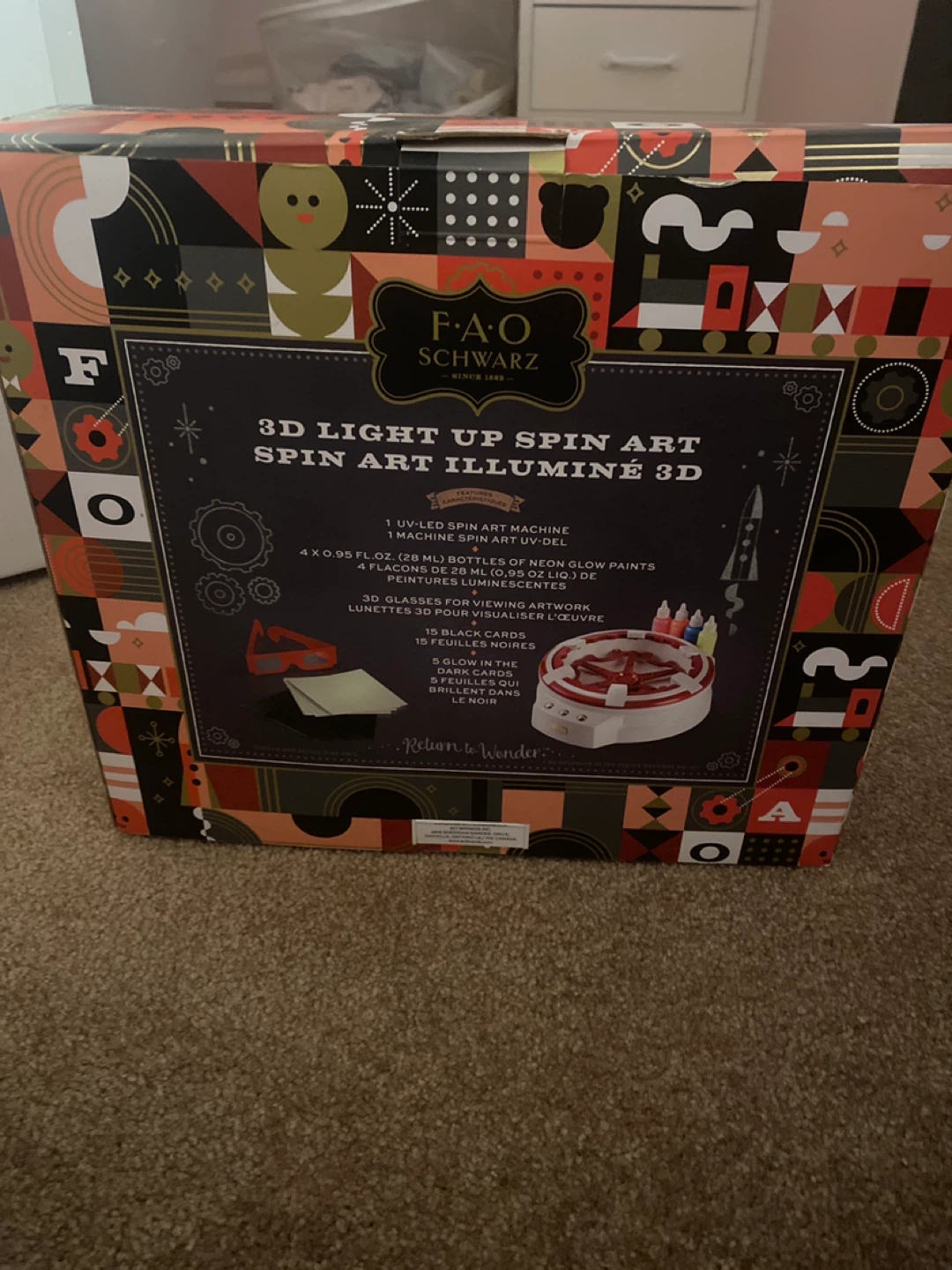 FAO Schwarz 3D Light Up Spin Art Machine - photo 2