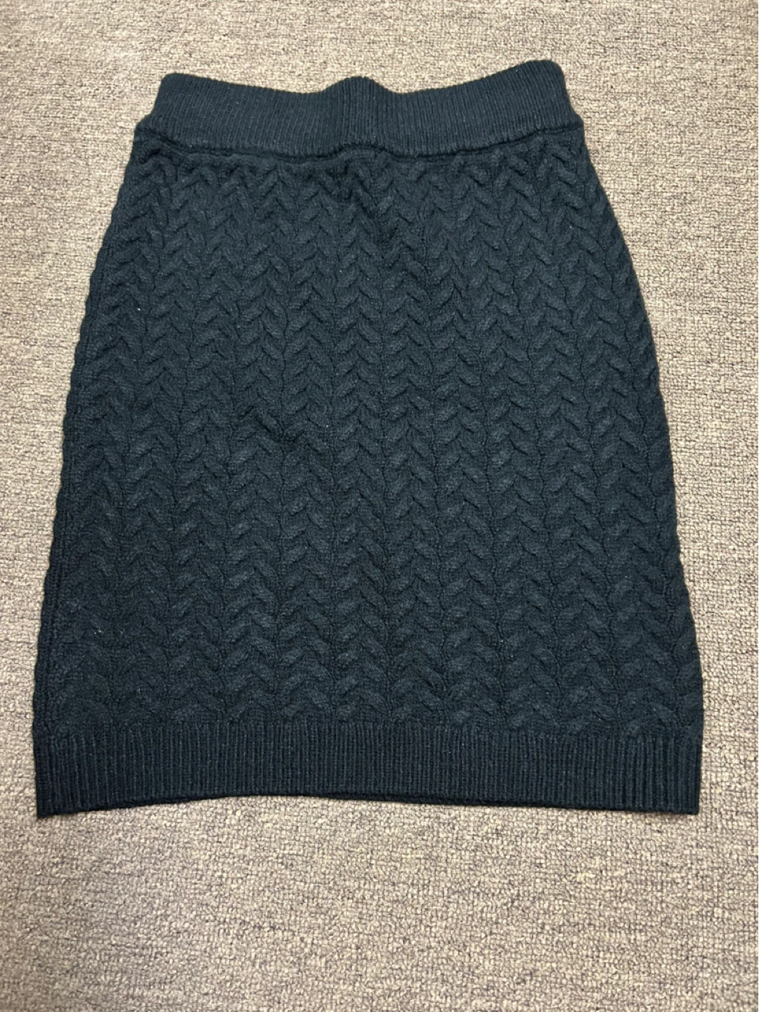 Twik Black Knit Mini Skirt - Size XS