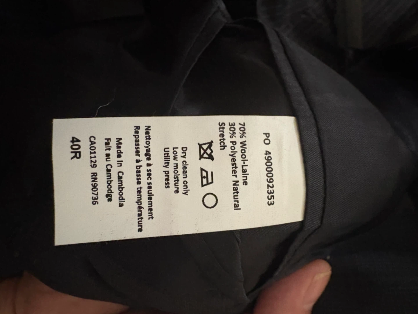 Calvin Klein Suit 40R - photo 3