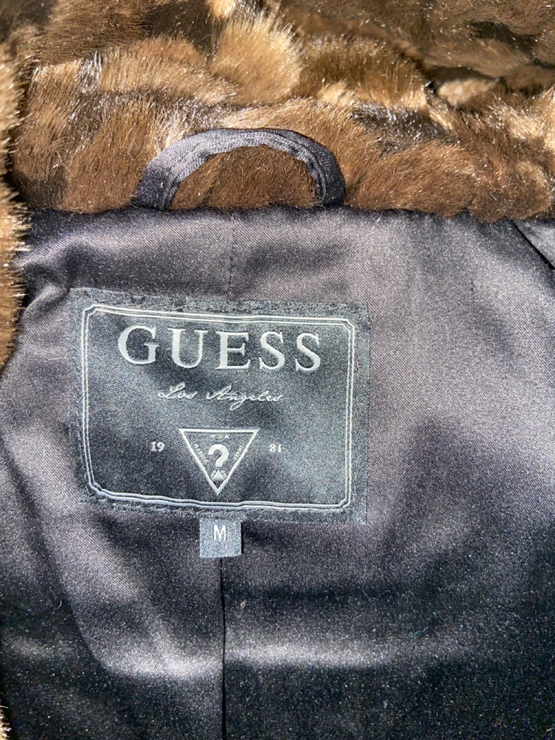 Guess Faux Fur Jacket - Size M - photo 2