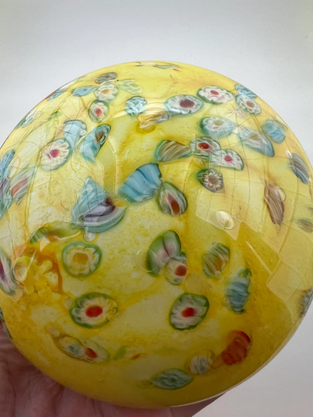 Murano Style Art Glass Mushroom - photo 4