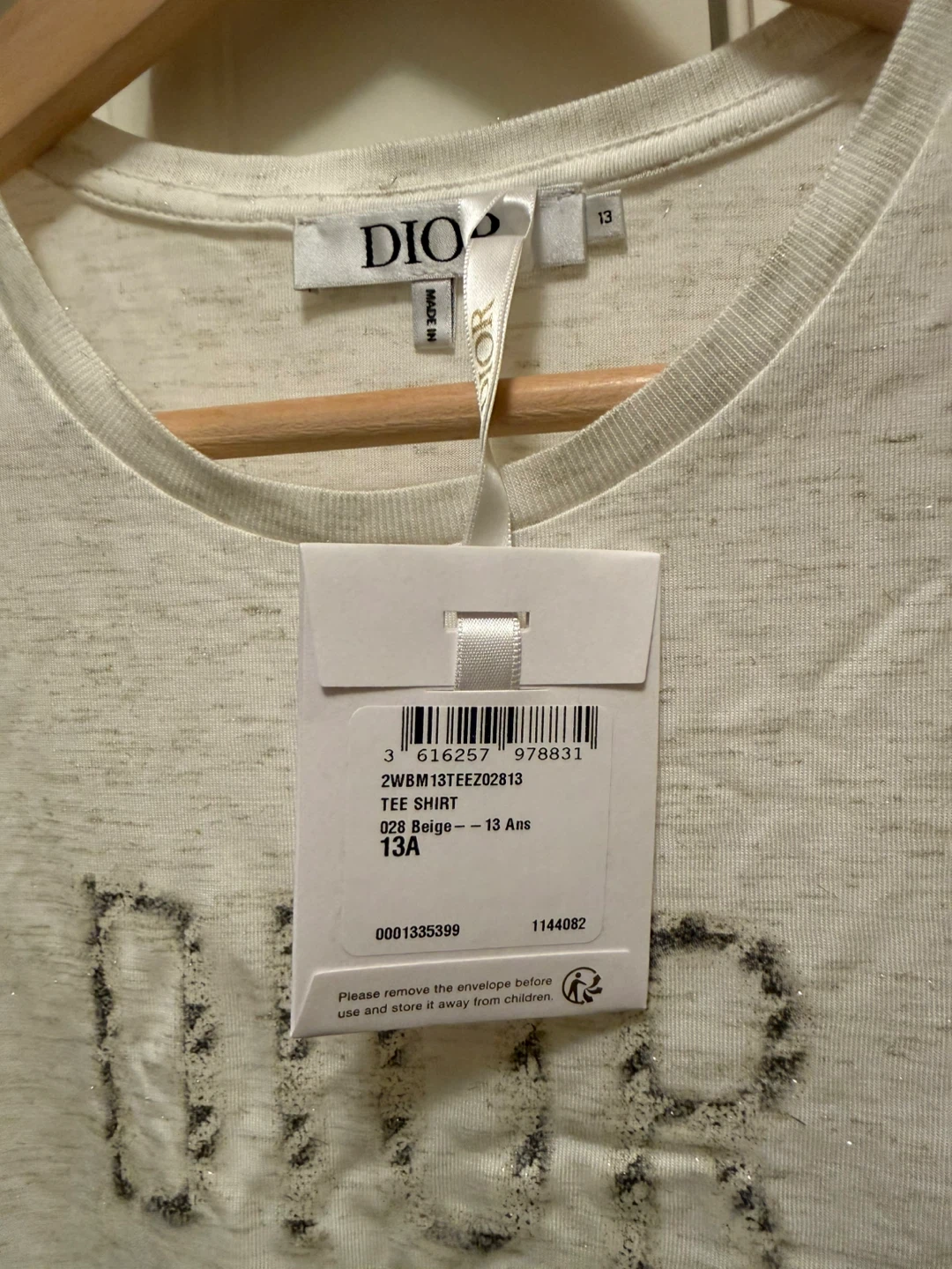 Authentic Dior T-shirt - Size 13 - photo 3
