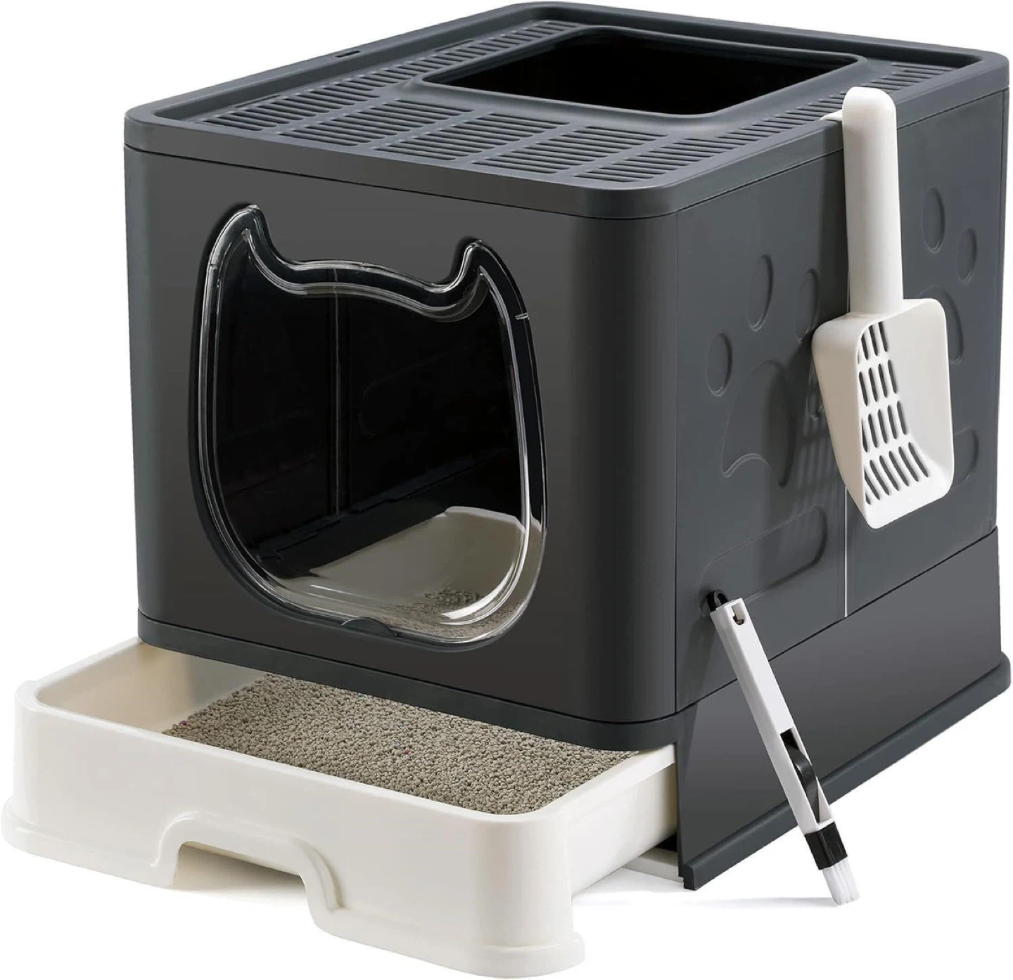 (41L x 37W x 34H CM) Cat Litter Box