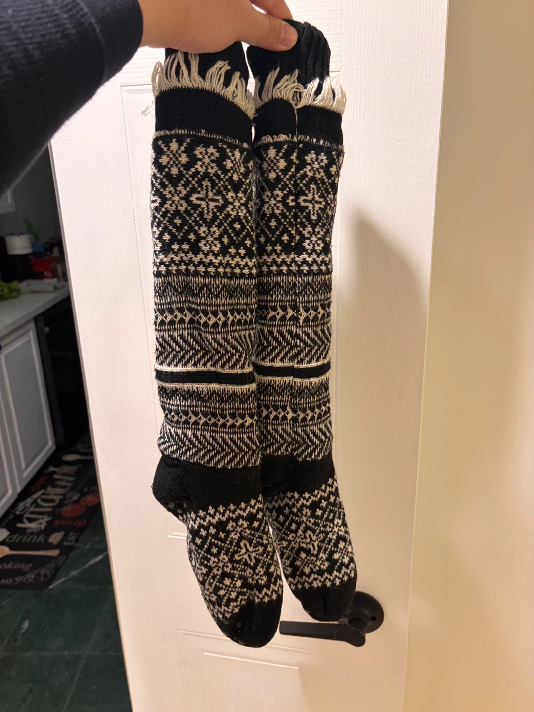 Knit Knee-High Reading Socks - photo 2