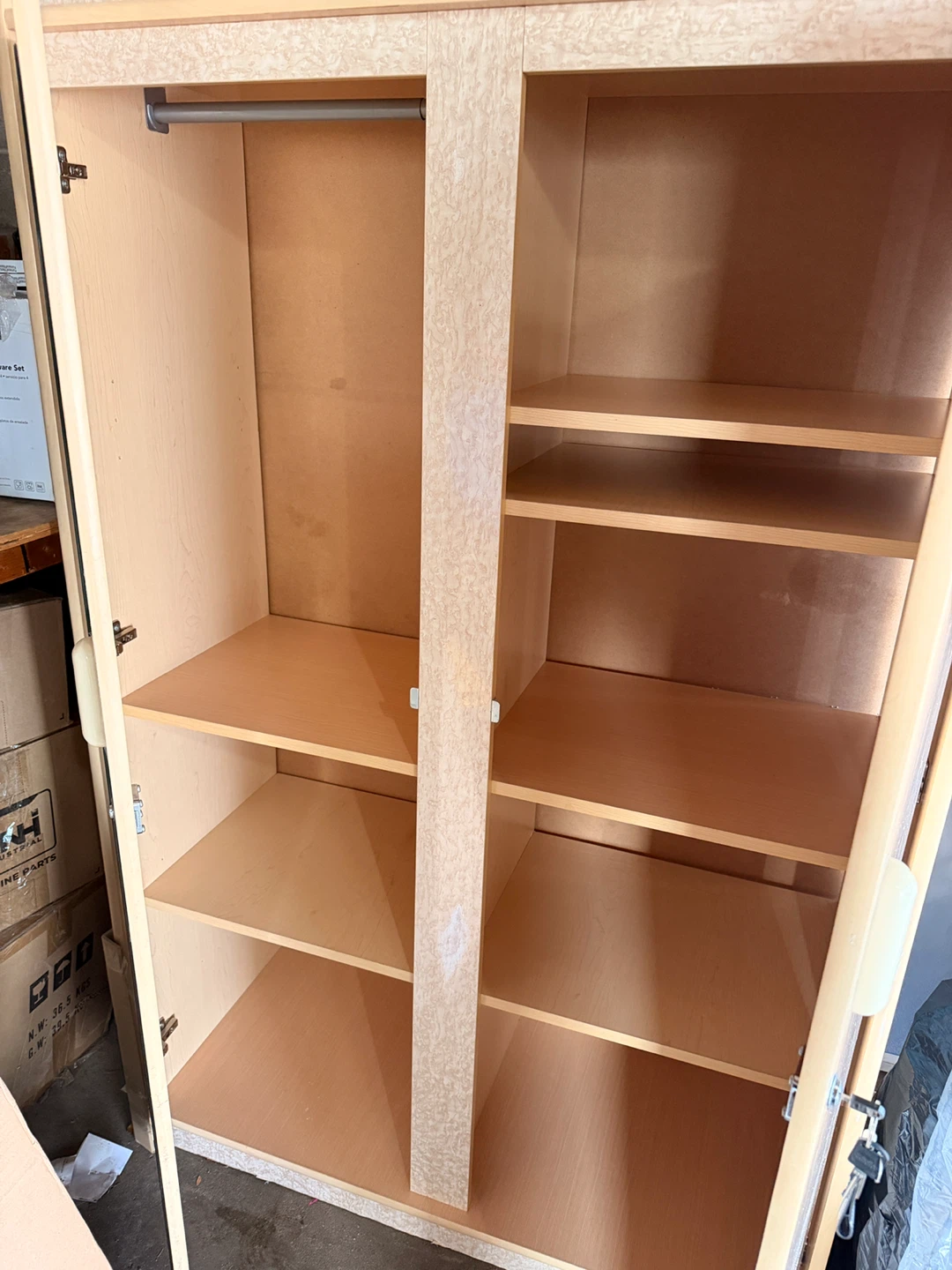 Two-Door Wardrobe with Mirror(very heavy) - photo 4