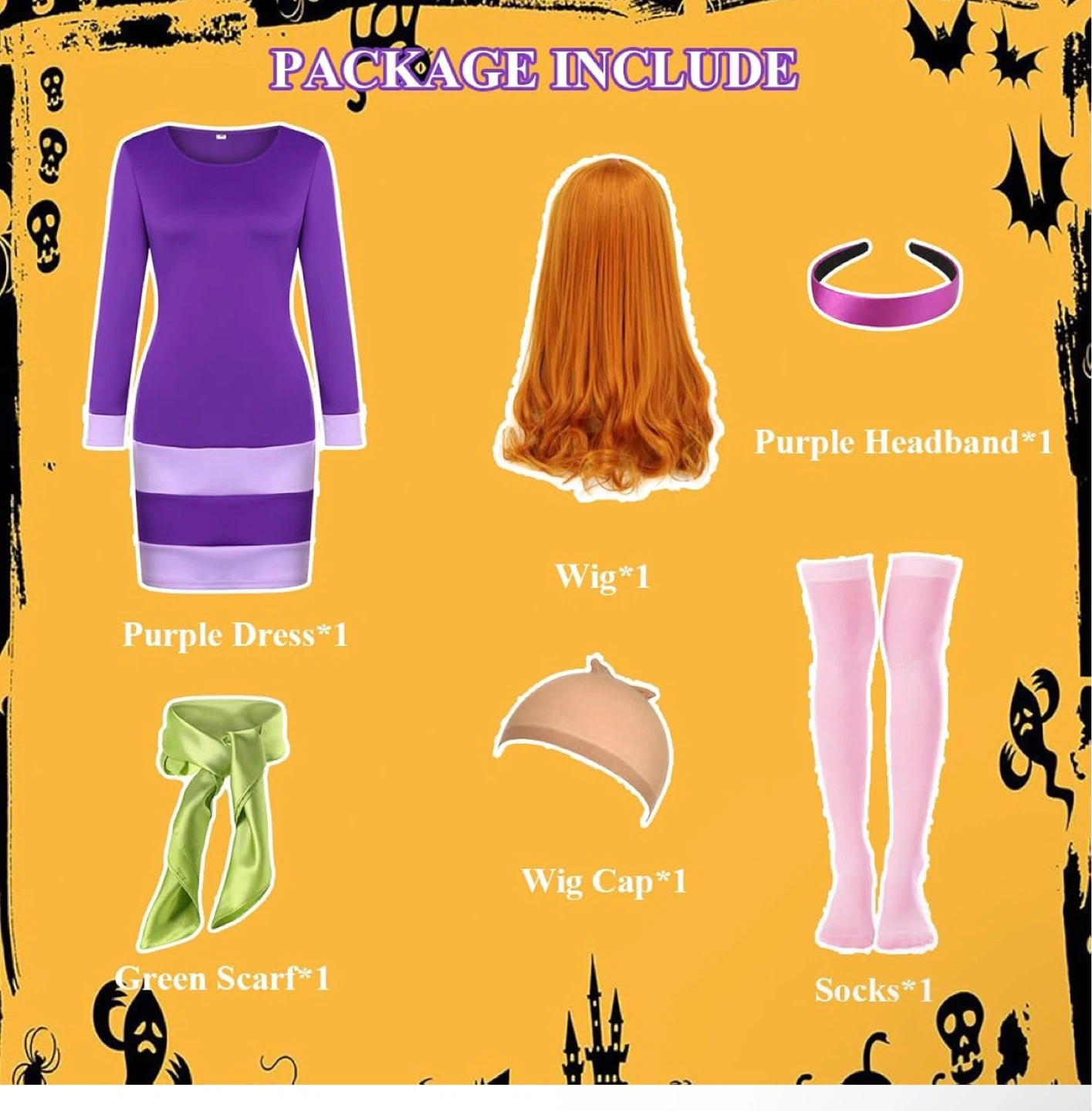 Daphne Blake Scooby-Doo Costume Set - photo 4