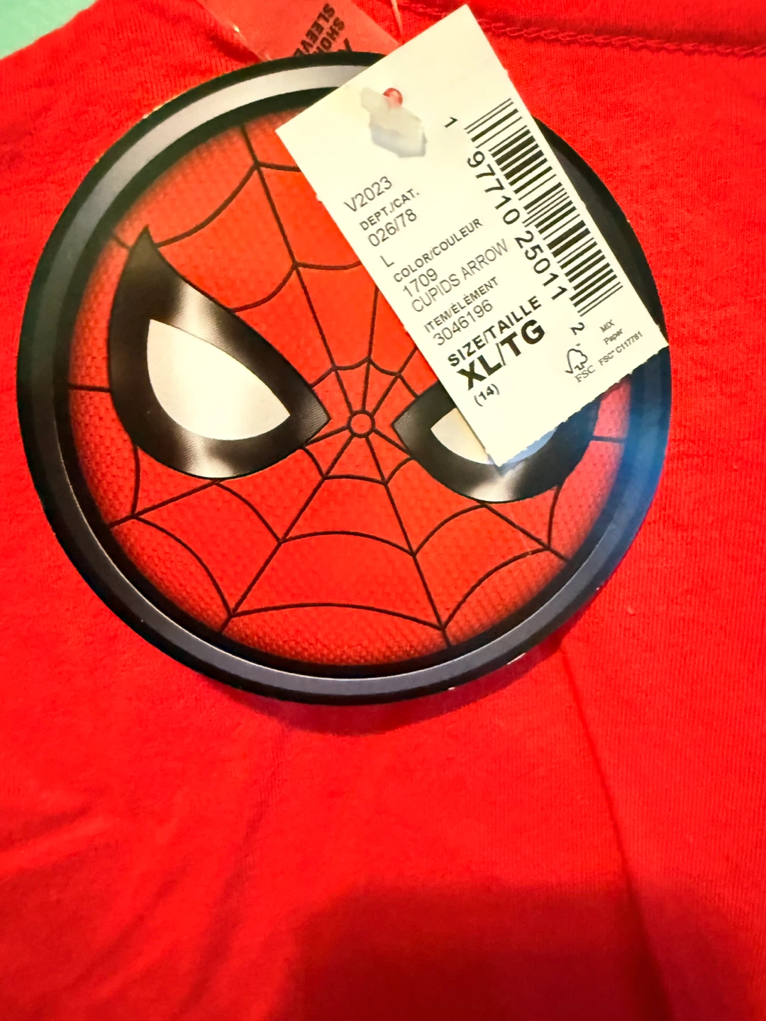Marvel Spider-Man T-Shirt - Red, XL (14) - photo 3