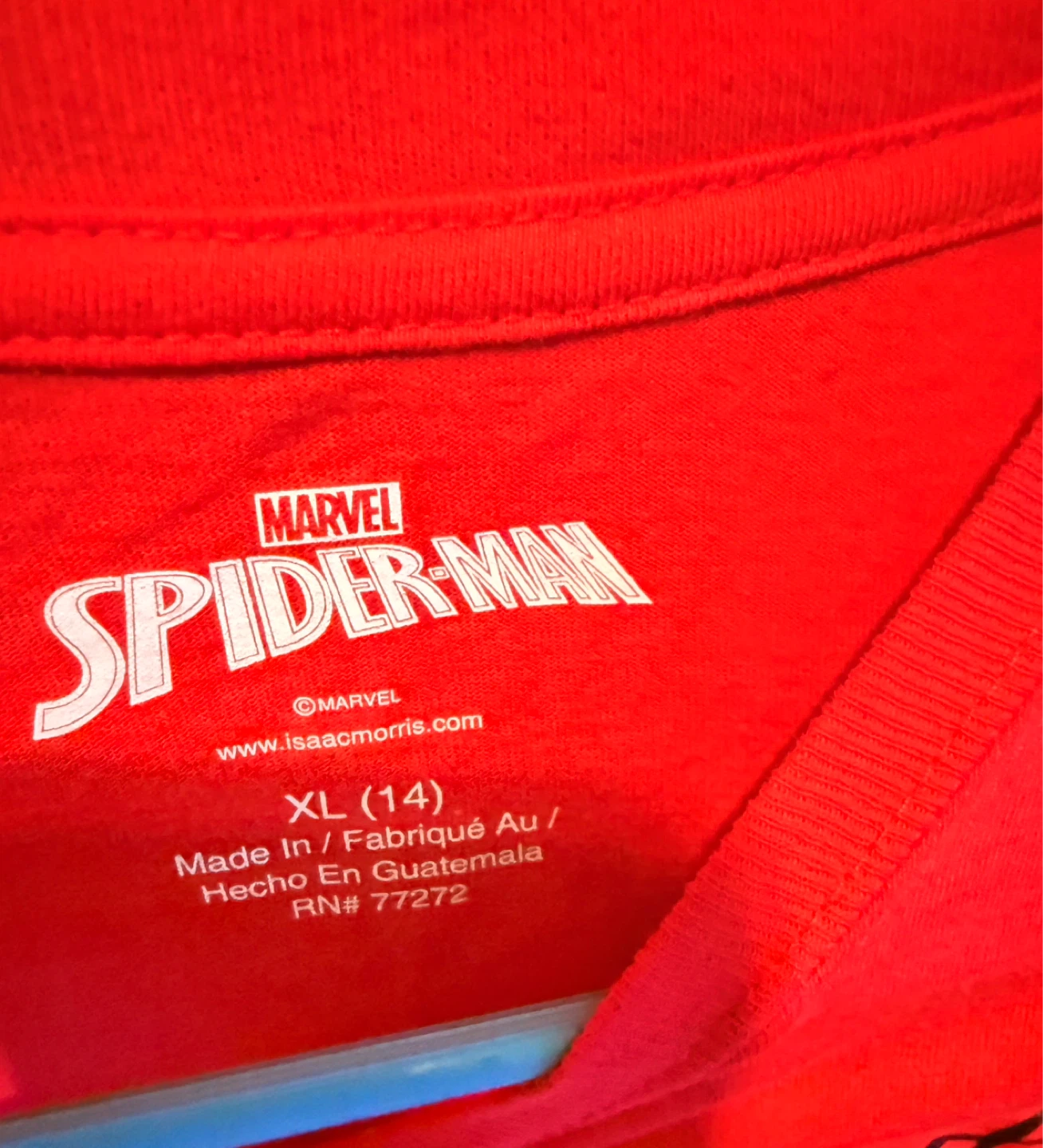Marvel Spider-Man T-Shirt - Red, XL (14) - photo 2