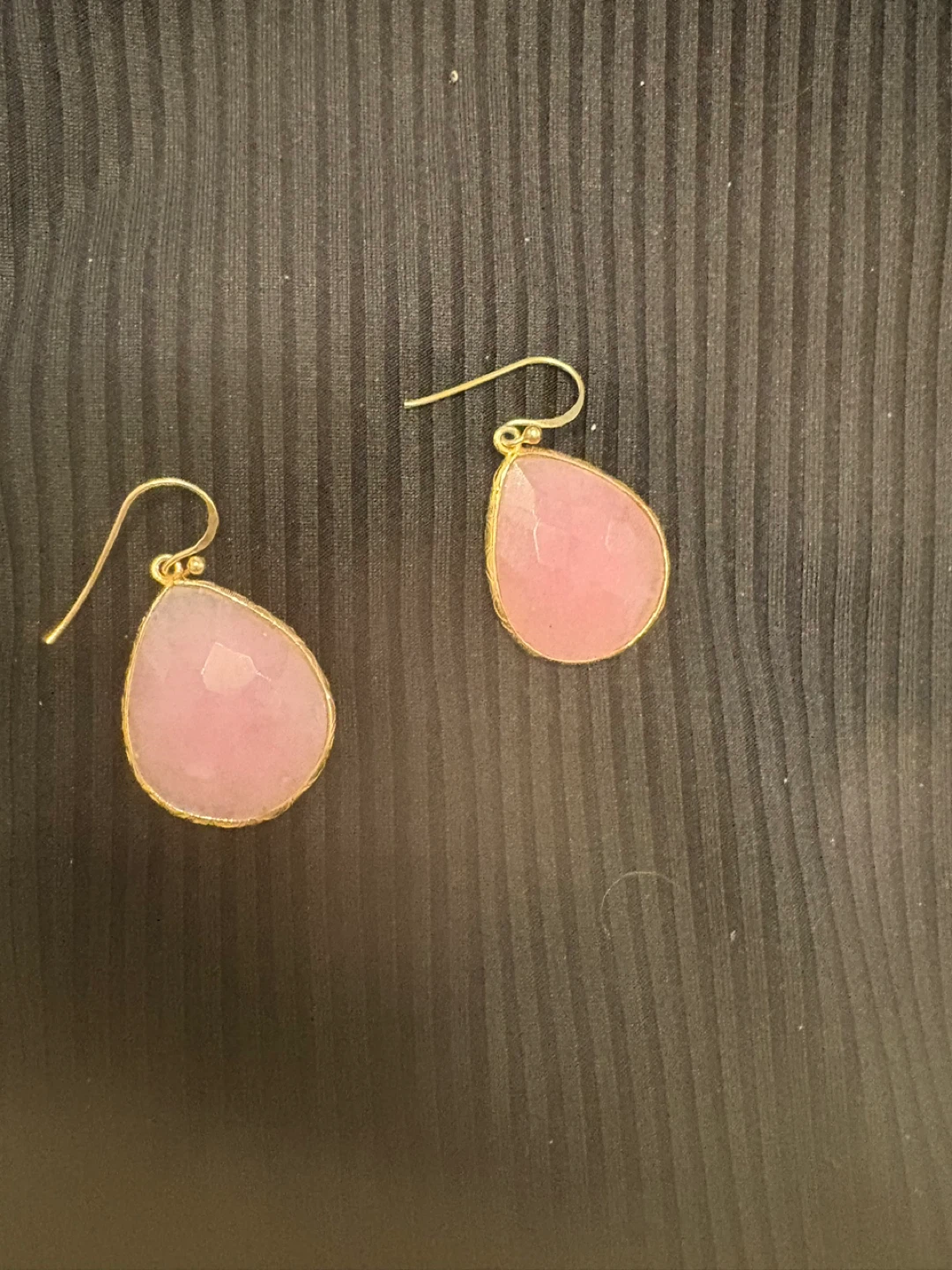 Rose Quartz Teardrop  Earrings - photo 3